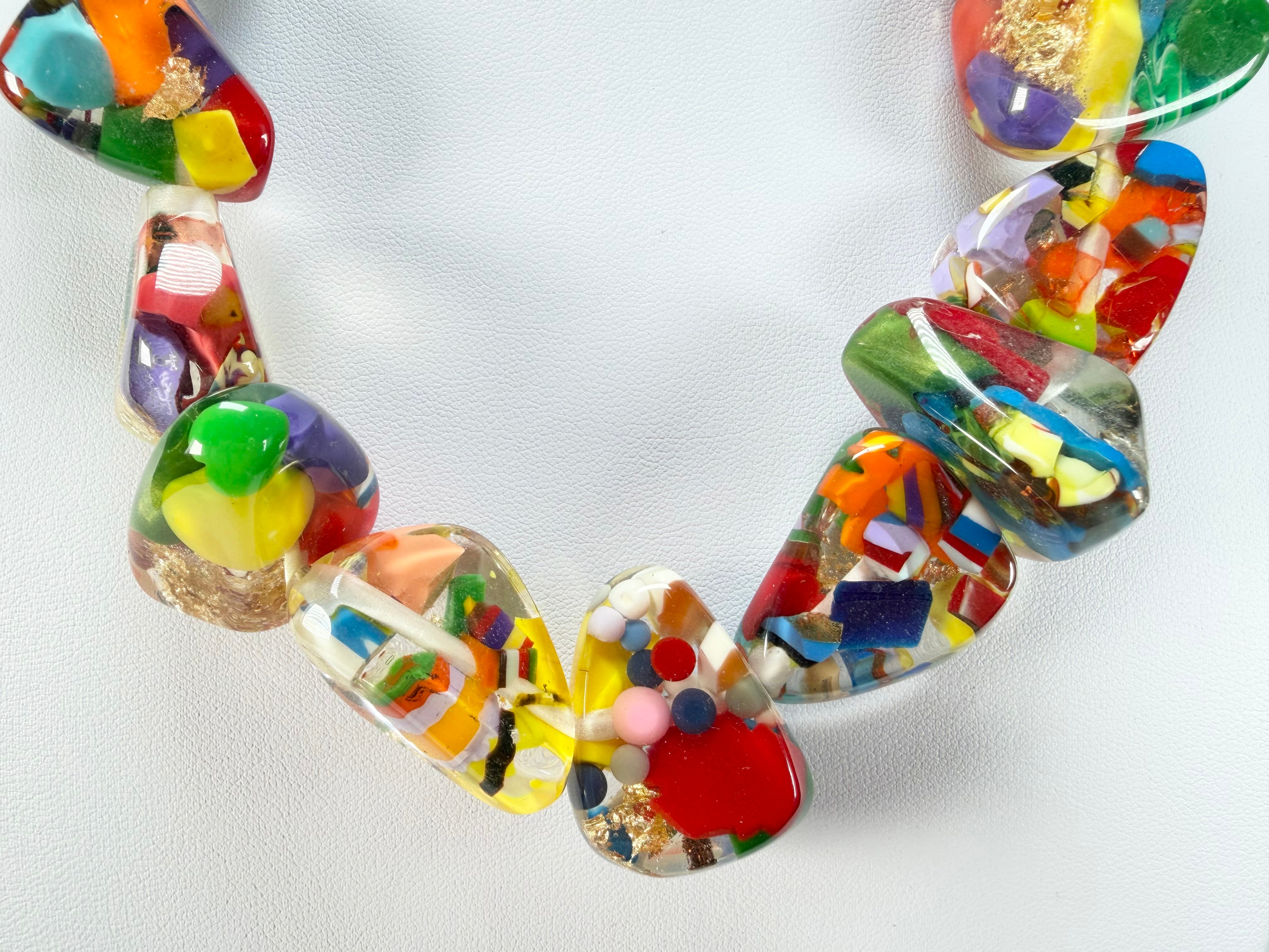 Sobral - Past Present "Gloria" Resin Necklace ( 003269 )