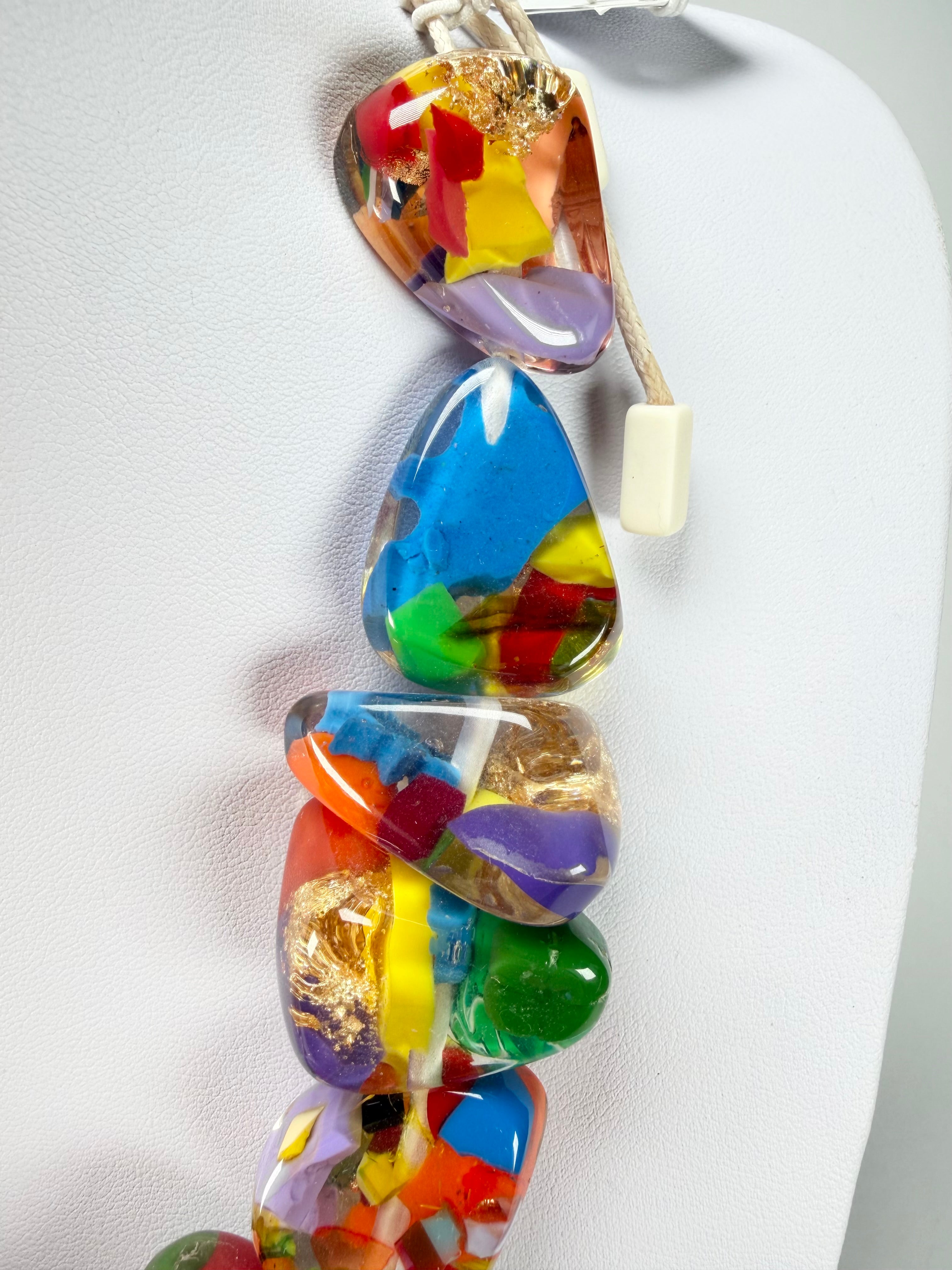 Sobral - Past Present "Gloria" Resin Necklace ( 003269 )