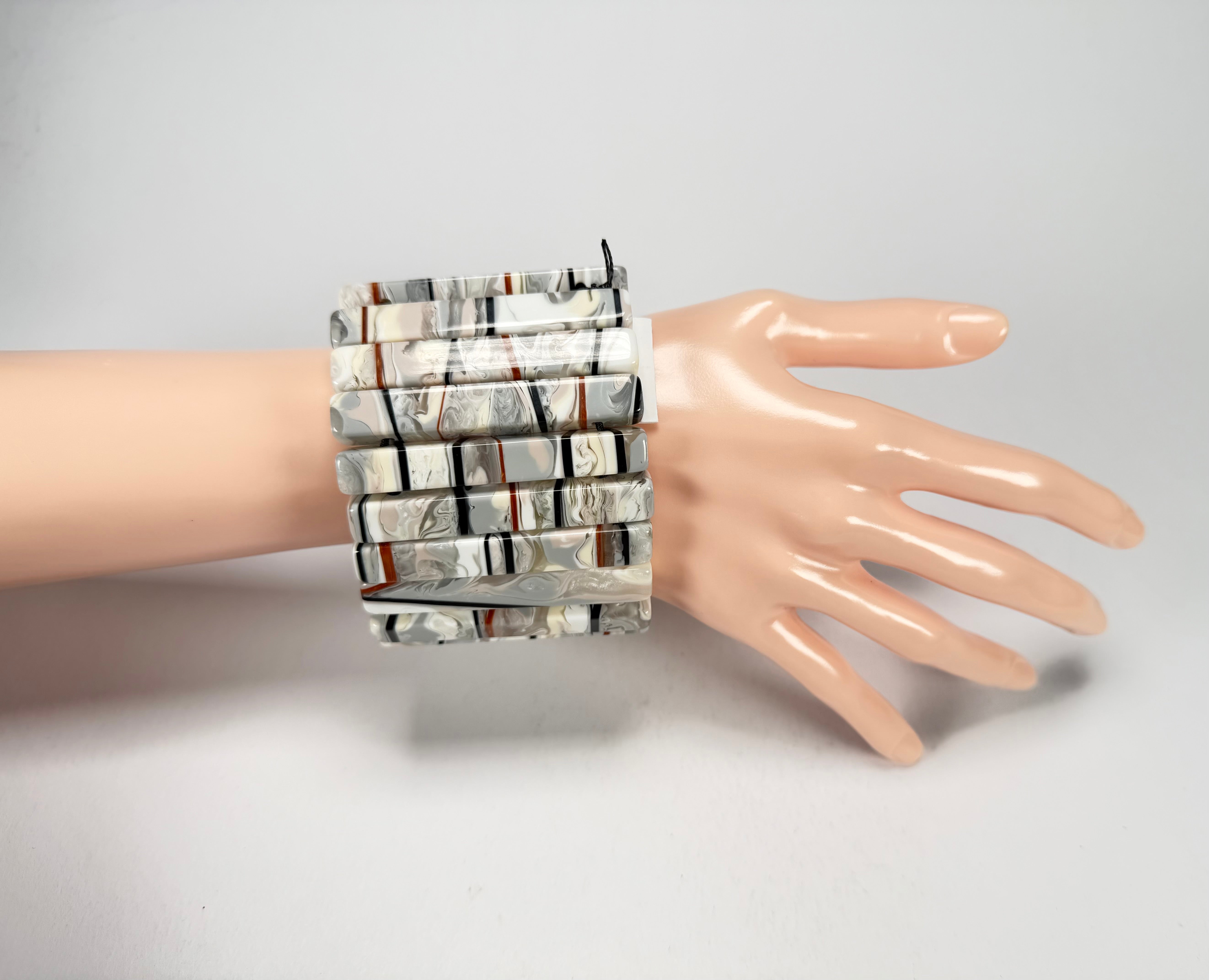 Sobral - Lágrima D'or "Yasmin" Elasticated Resin Bracelet ( 003137 )