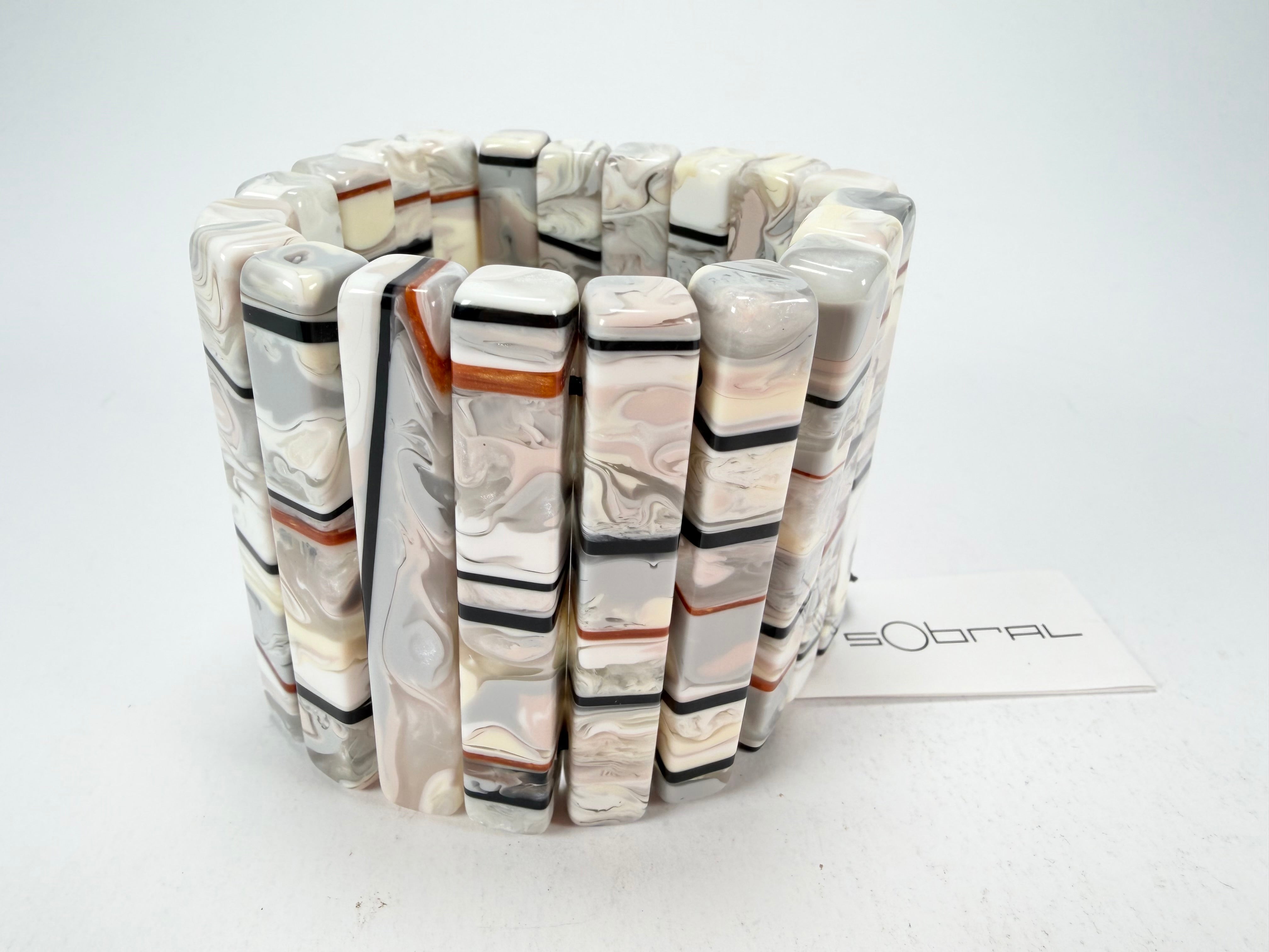 Sobral - Lágrima D'or "Yasmin" Elasticated Resin Bracelet ( 003137 )