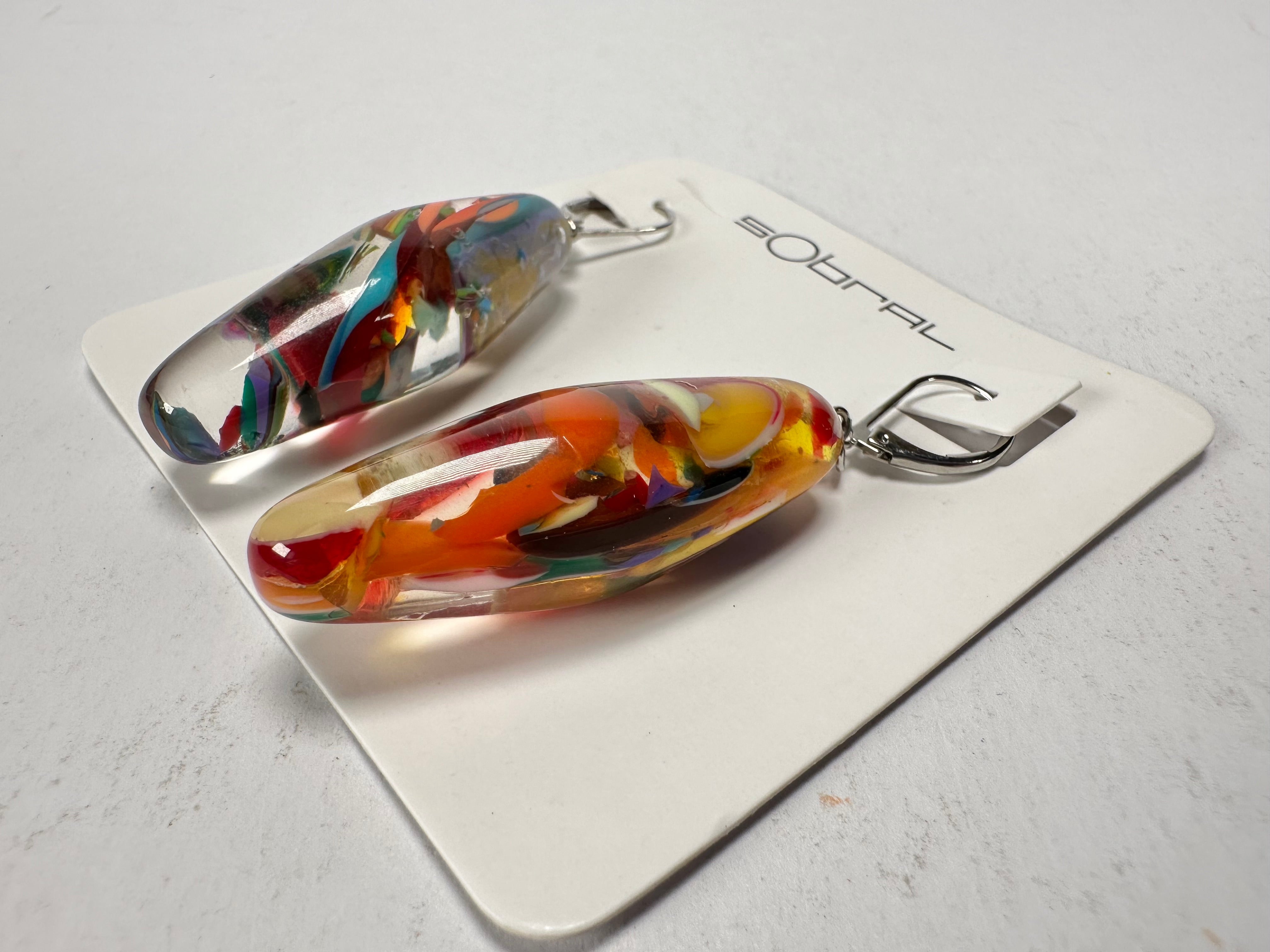 Sobral - Baru "Andy" Resin Earrings ( 005468 )