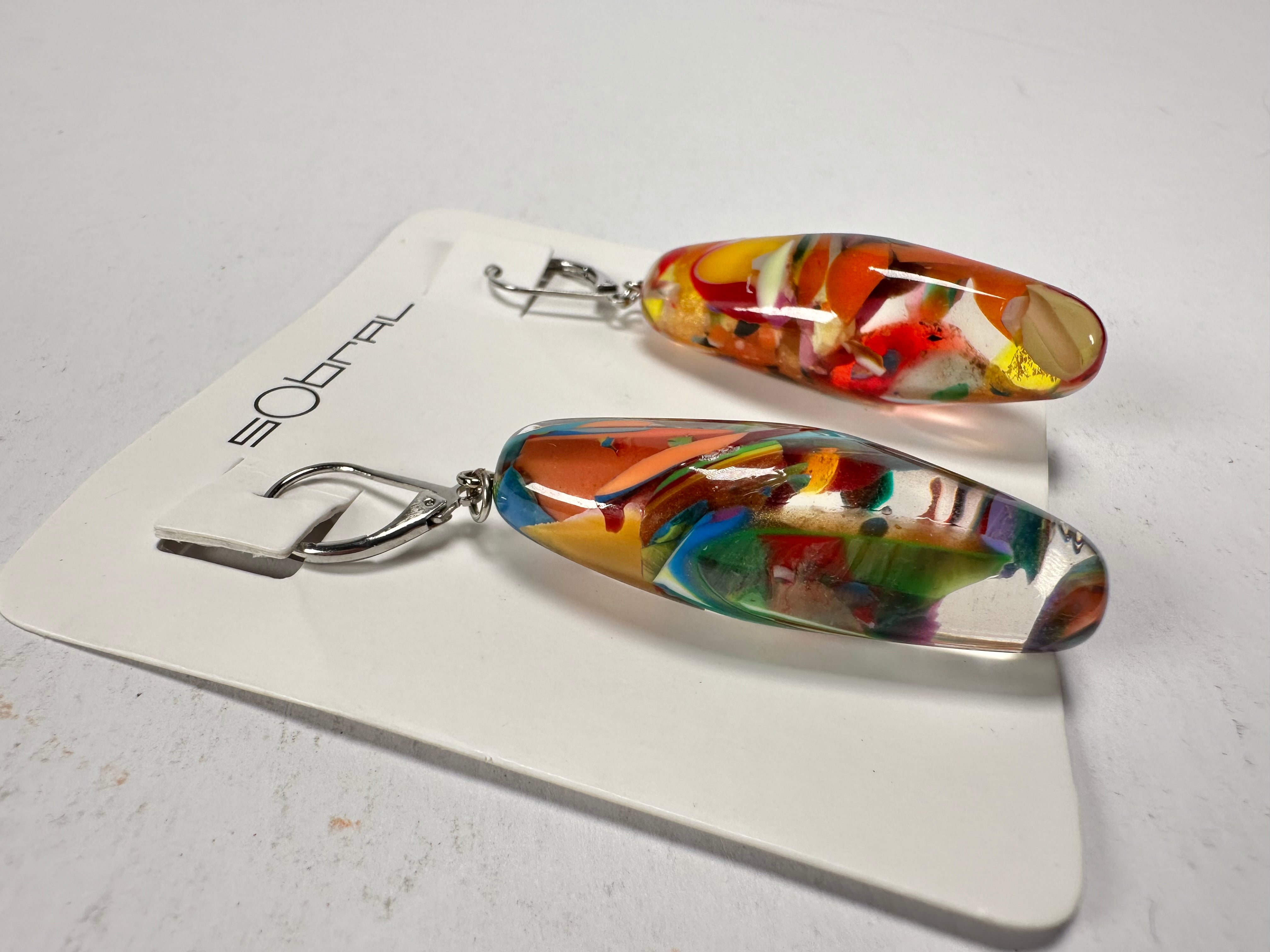 Sobral - Baru "Andy" Resin Earrings ( 005468 )