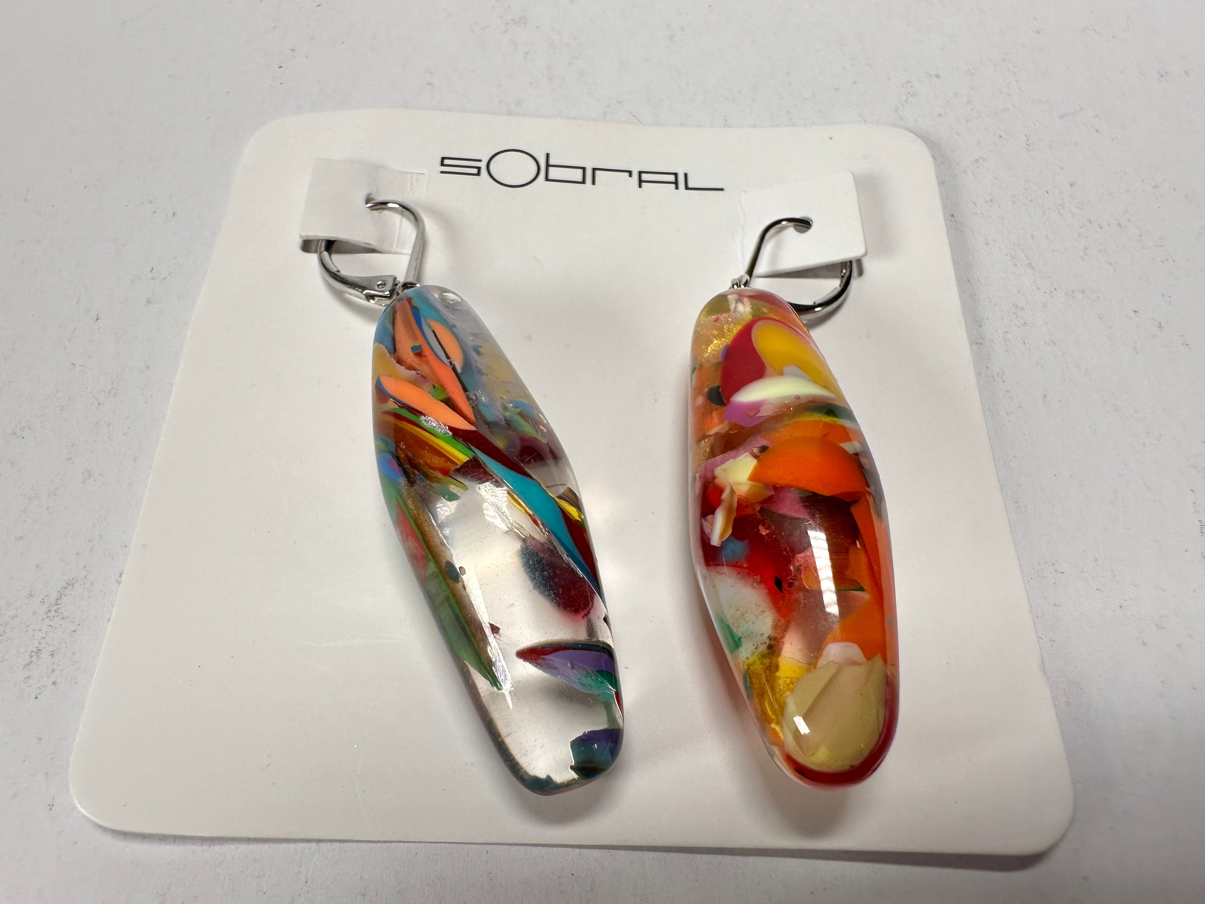 Sobral - Baru "Andy" Resin Earrings ( 005468 )