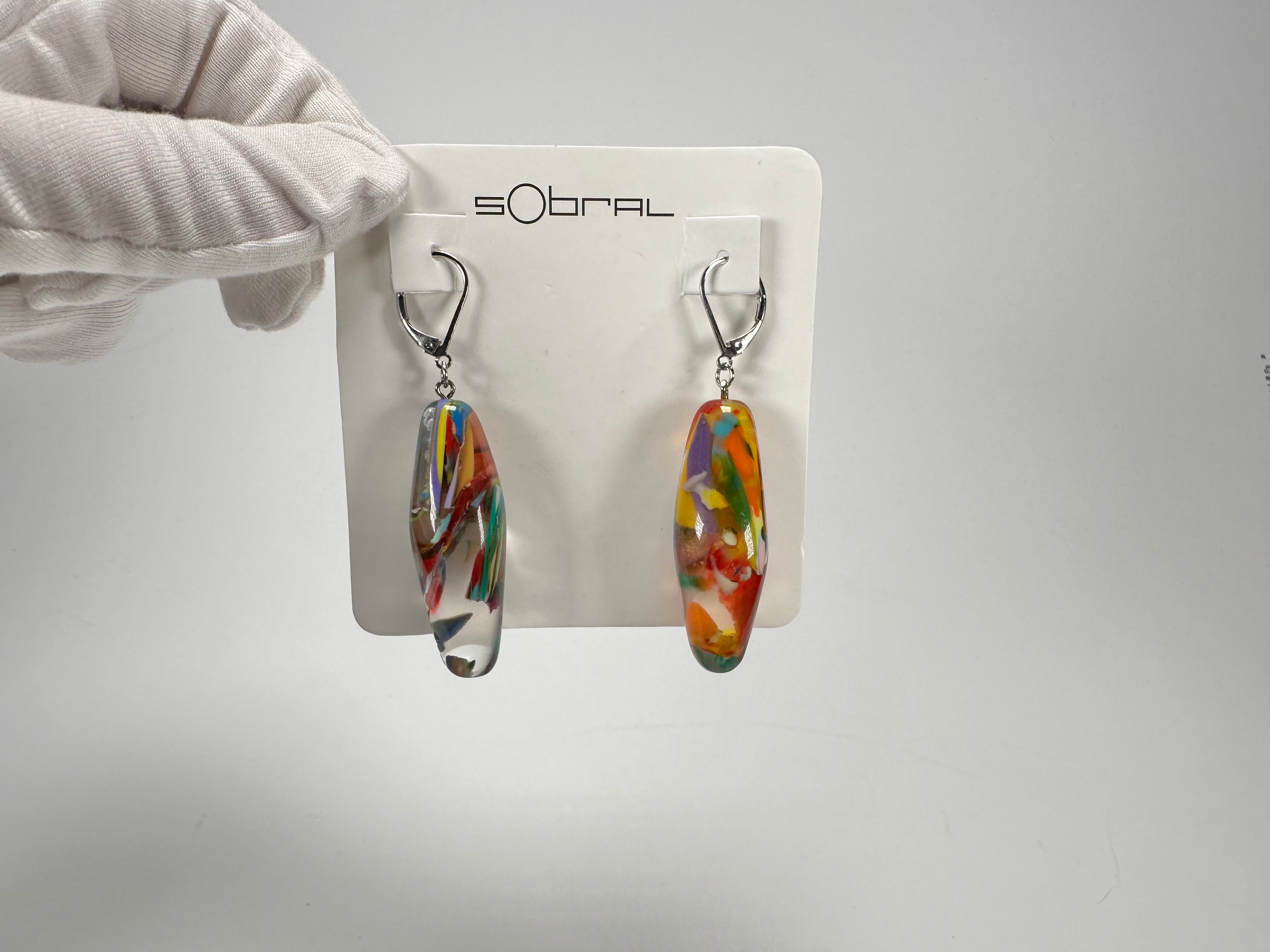 Sobral - Baru "Andy" Resin Earrings ( 005468 )
