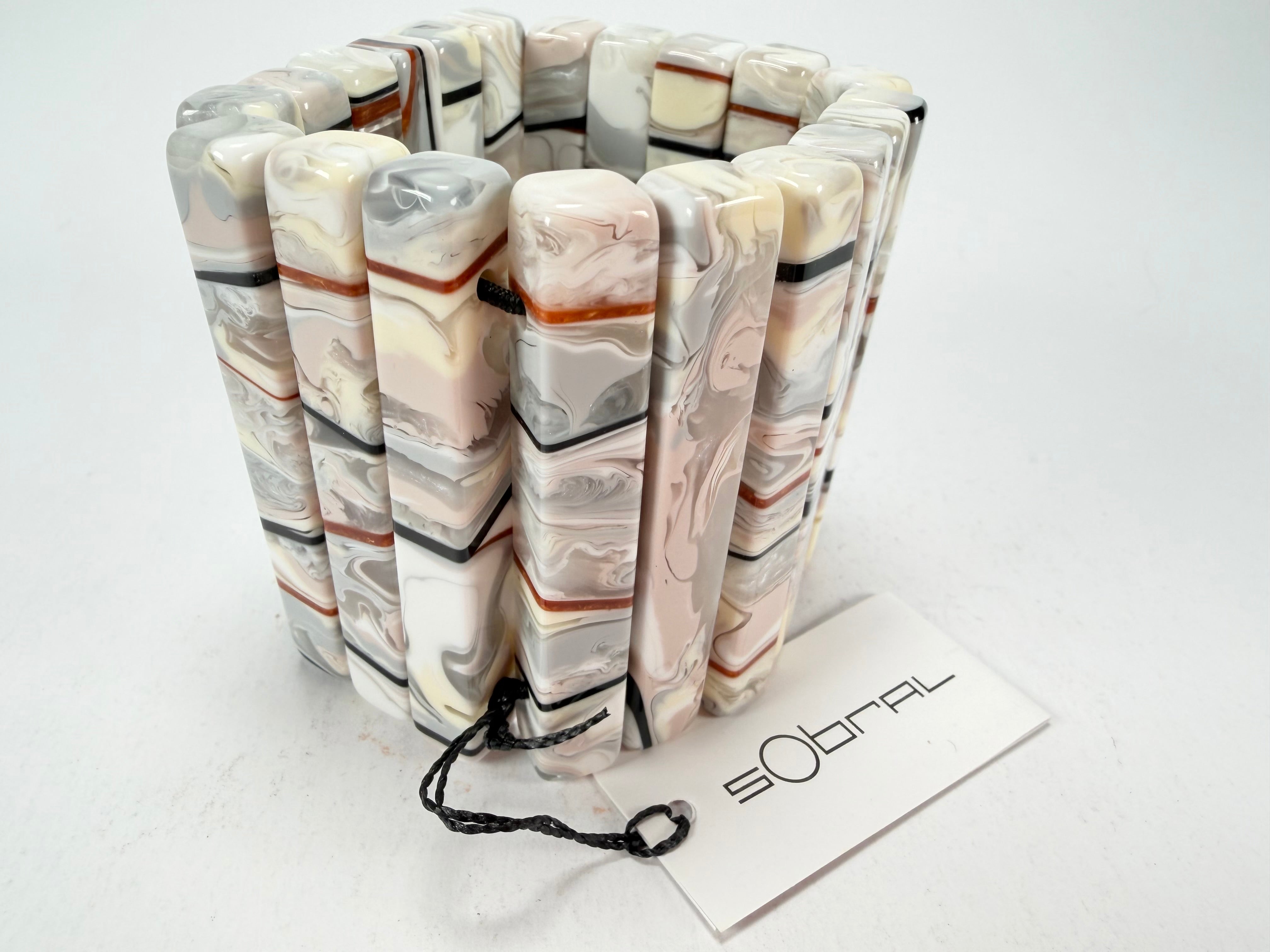 Sobral - Lágrima D'or "Yasmin" Elasticated Resin Bracelet ( 003137 )