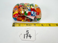 Sobral - Past Present "Sao Conrado" Elasticated Resin Bracelet ( 003283 )