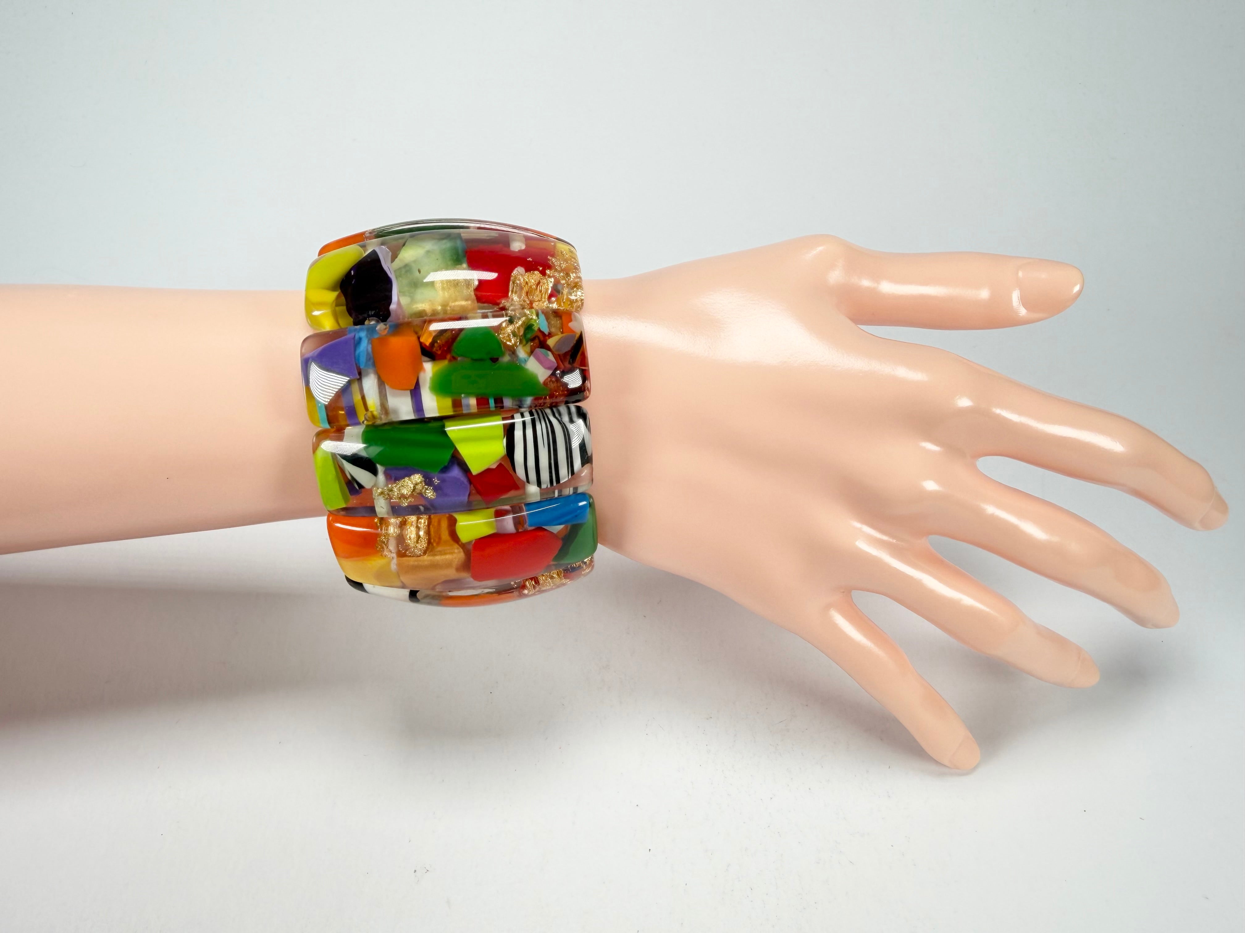 Sobral - Past Present "Sao Conrado" Elasticated Resin Bracelet ( 003283 )