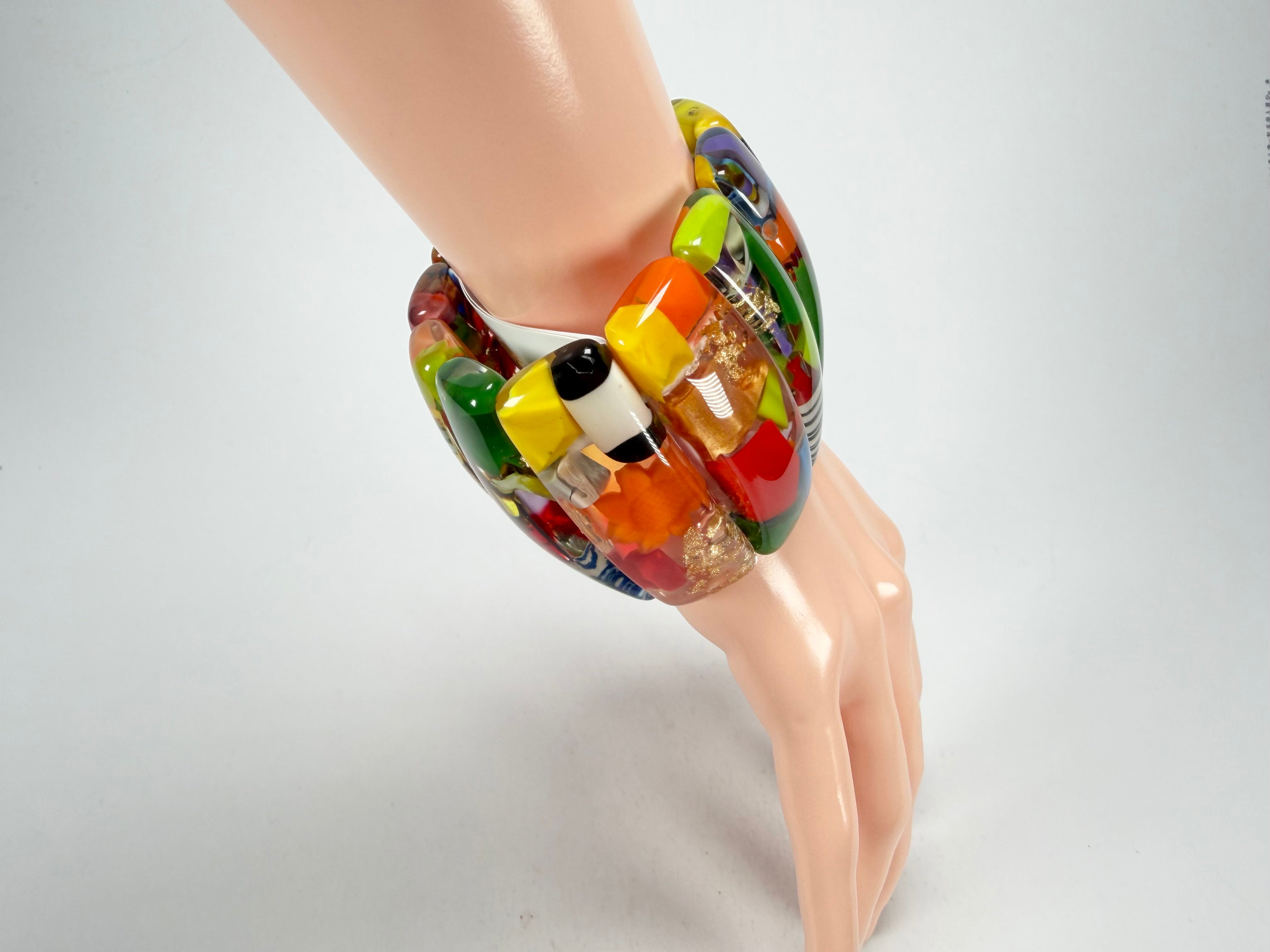 Sobral - Past Present "Sao Conrado" Elasticated Resin Bracelet ( 003283 )