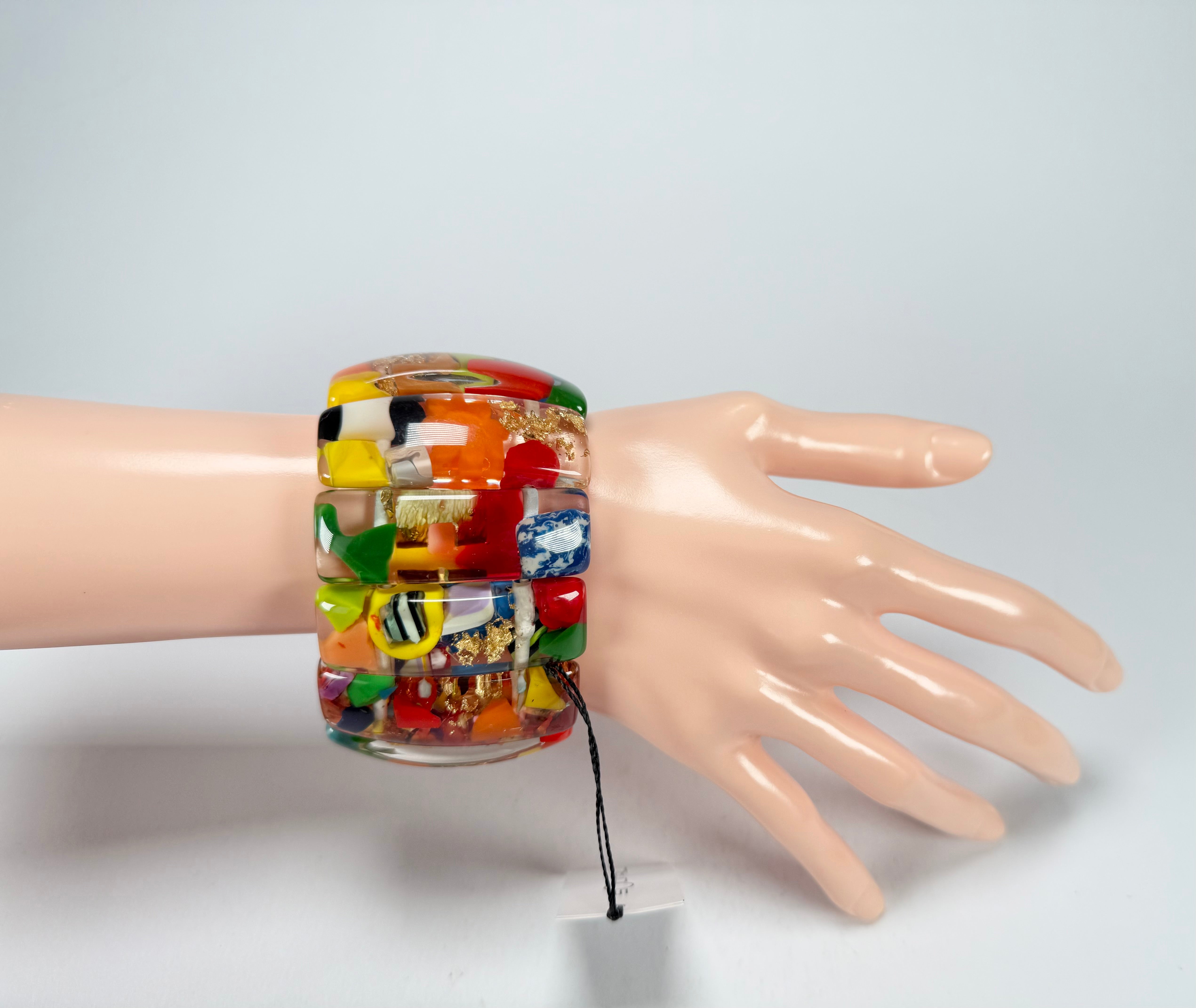 Sobral - Past Present "Sao Conrado" Elasticated Resin Bracelet ( 003283 )