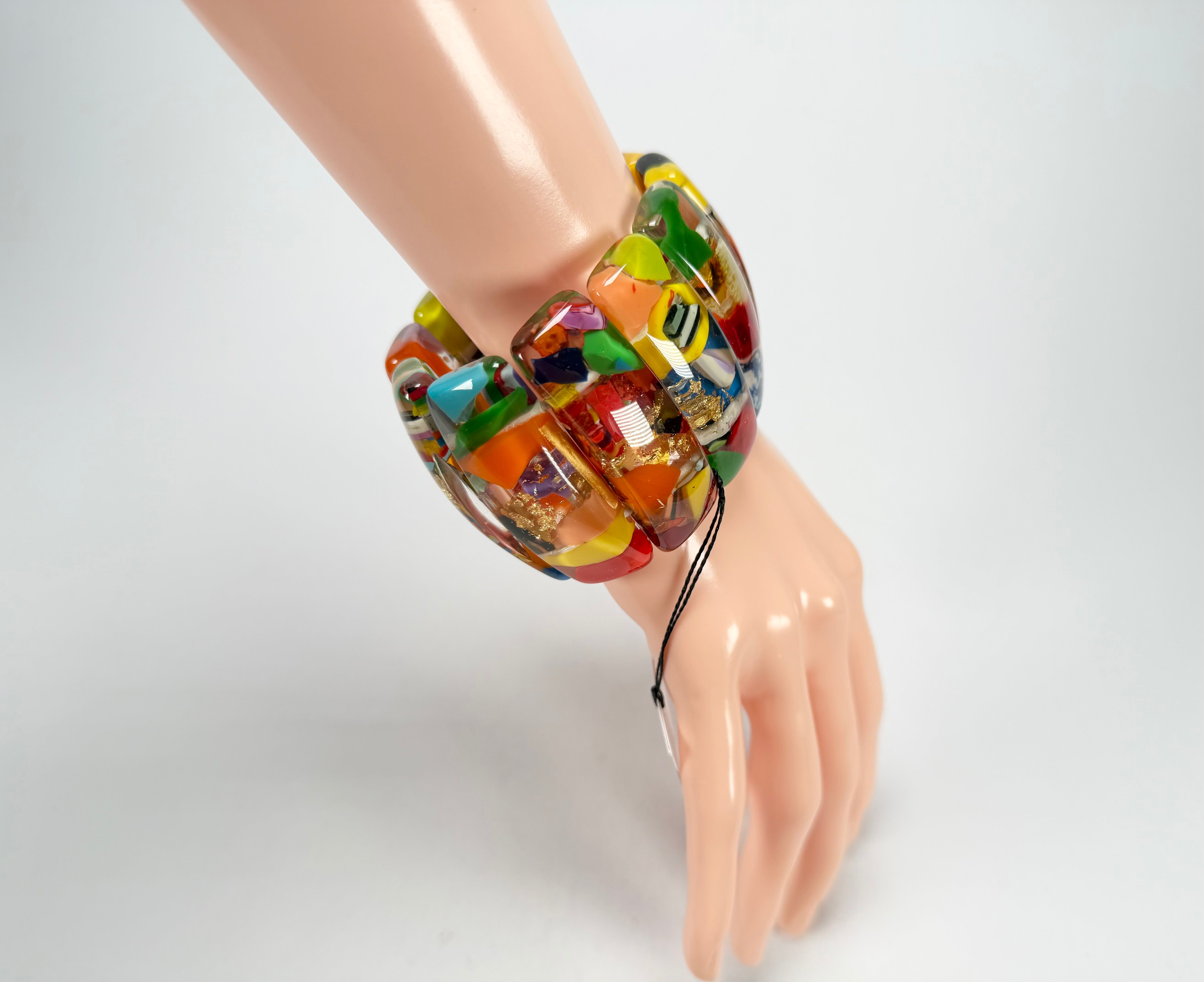 Sobral - Past Present "Sao Conrado" Elasticated Resin Bracelet ( 003283 )