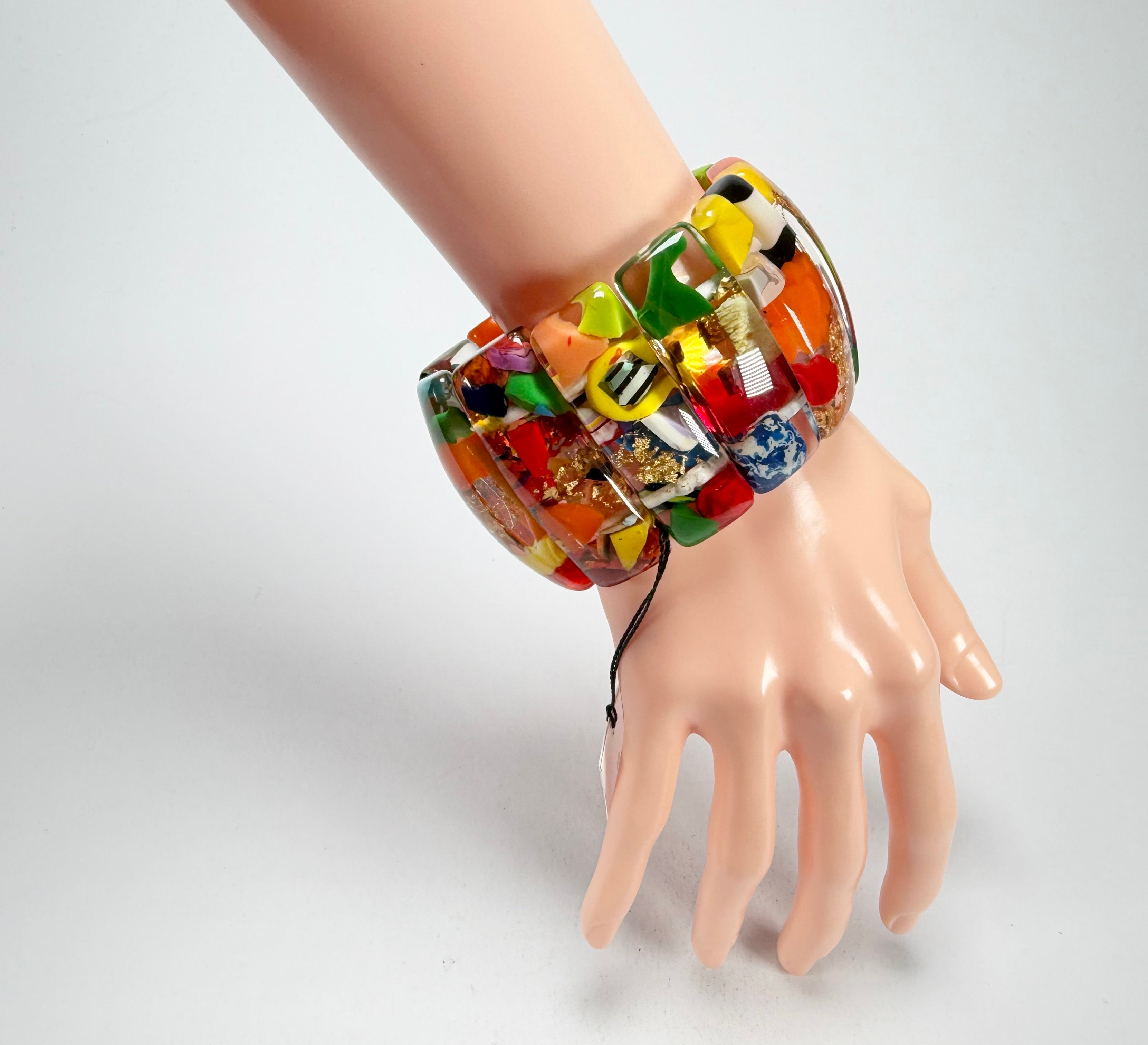 Sobral - Past Present "Sao Conrado" Elasticated Resin Bracelet ( 003283 )