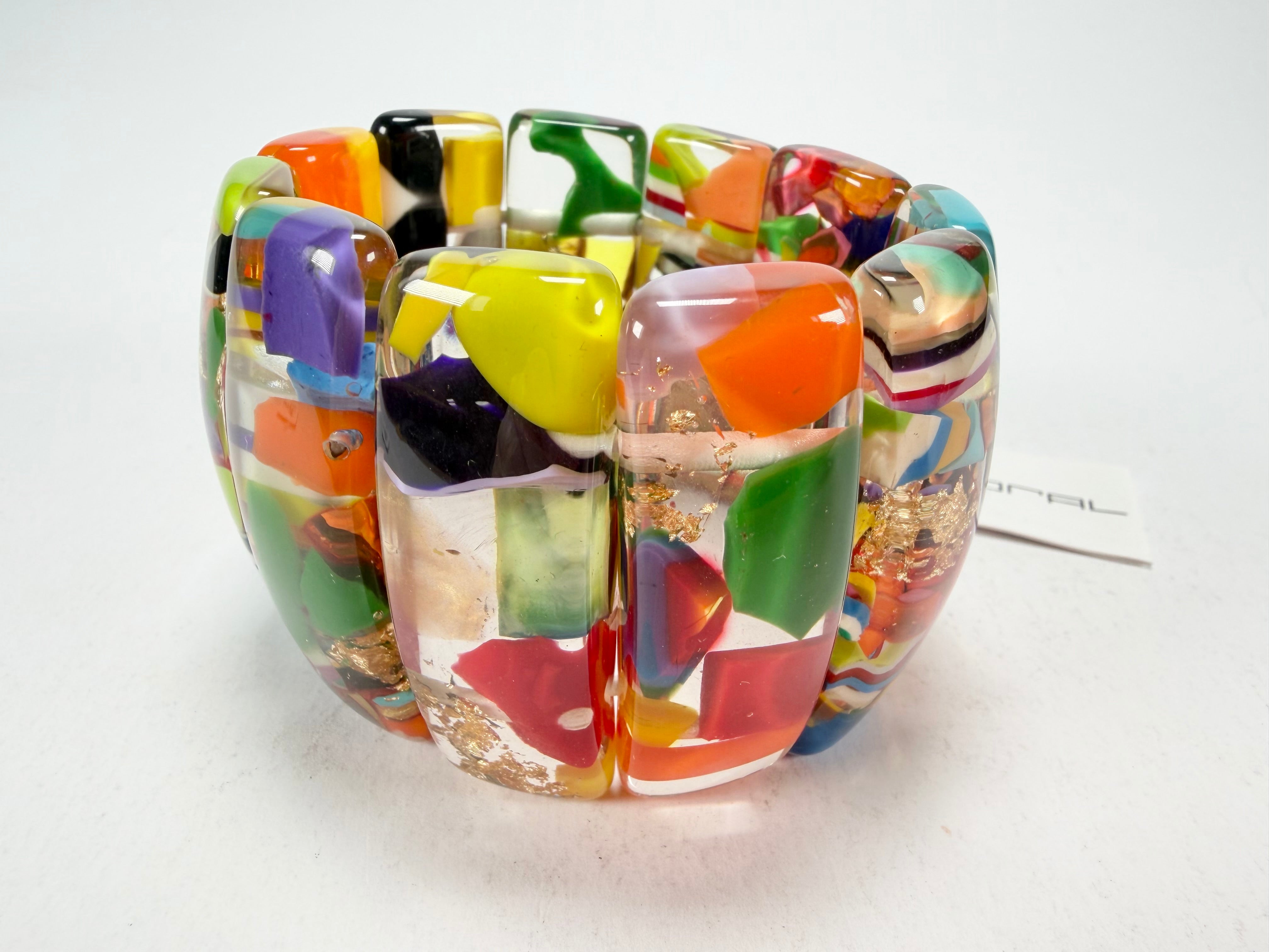 Sobral - Past Present "Sao Conrado" Elasticated Resin Bracelet ( 003283 )