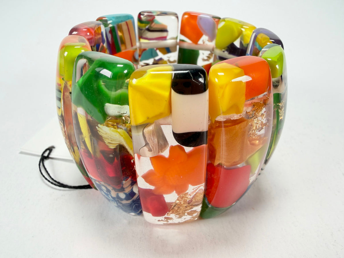 Sobral - Past Present "Sao Conrado" Elasticated Resin Bracelet ( 003283 )