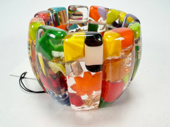 Sobral - Past Present "Sao Conrado" Elasticated Resin Bracelet ( 003283 )