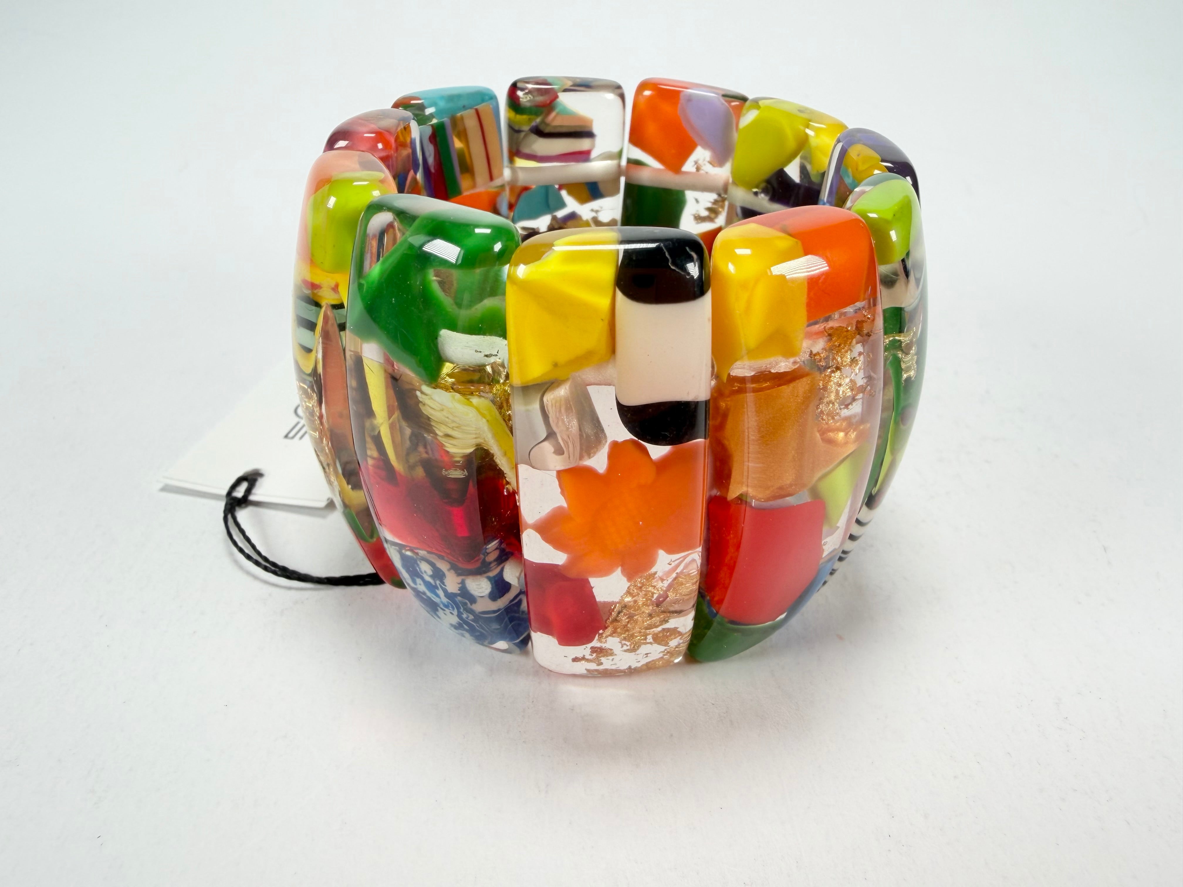 Sobral - Past Present "Sao Conrado" Elasticated Resin Bracelet ( 003283 )