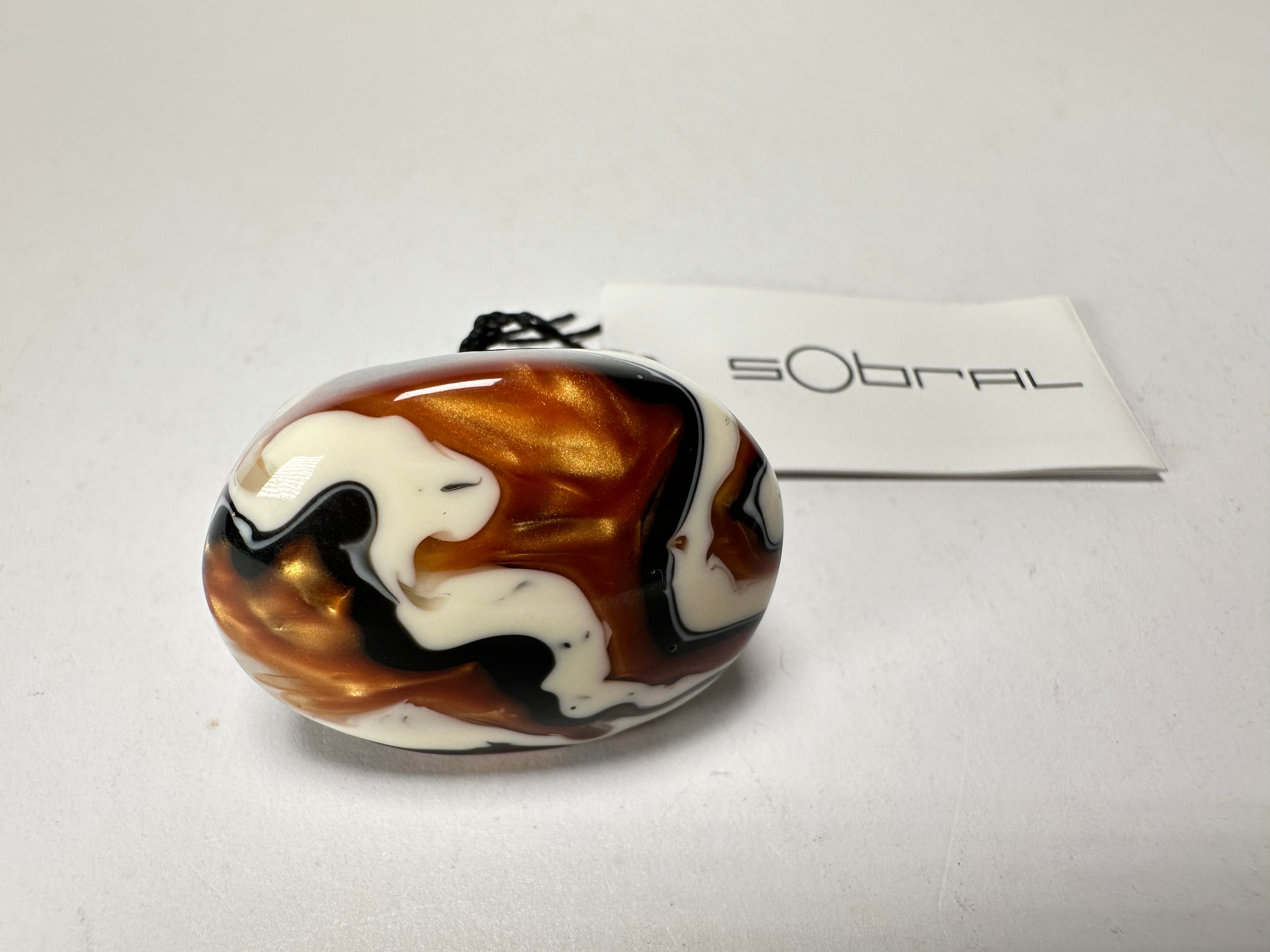 Sobral - Carmelo "Mares" Resin Ring ( 005417 ) - Size UK M / US 6