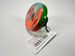 Sobral - Multi-Colour "Munique" K.Polido Resin Ring ( 005145 ) - Size UK P / US 8