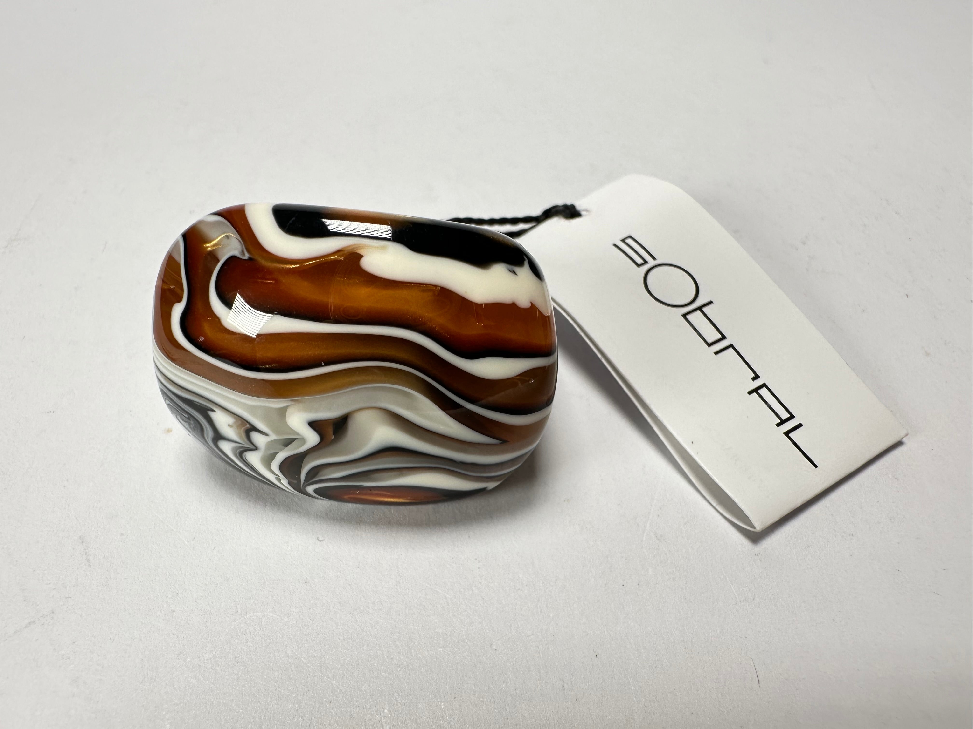 Sobral - Carmelo "Mares" Resin Ring ( 005417 ) - Size UK Q / US 8