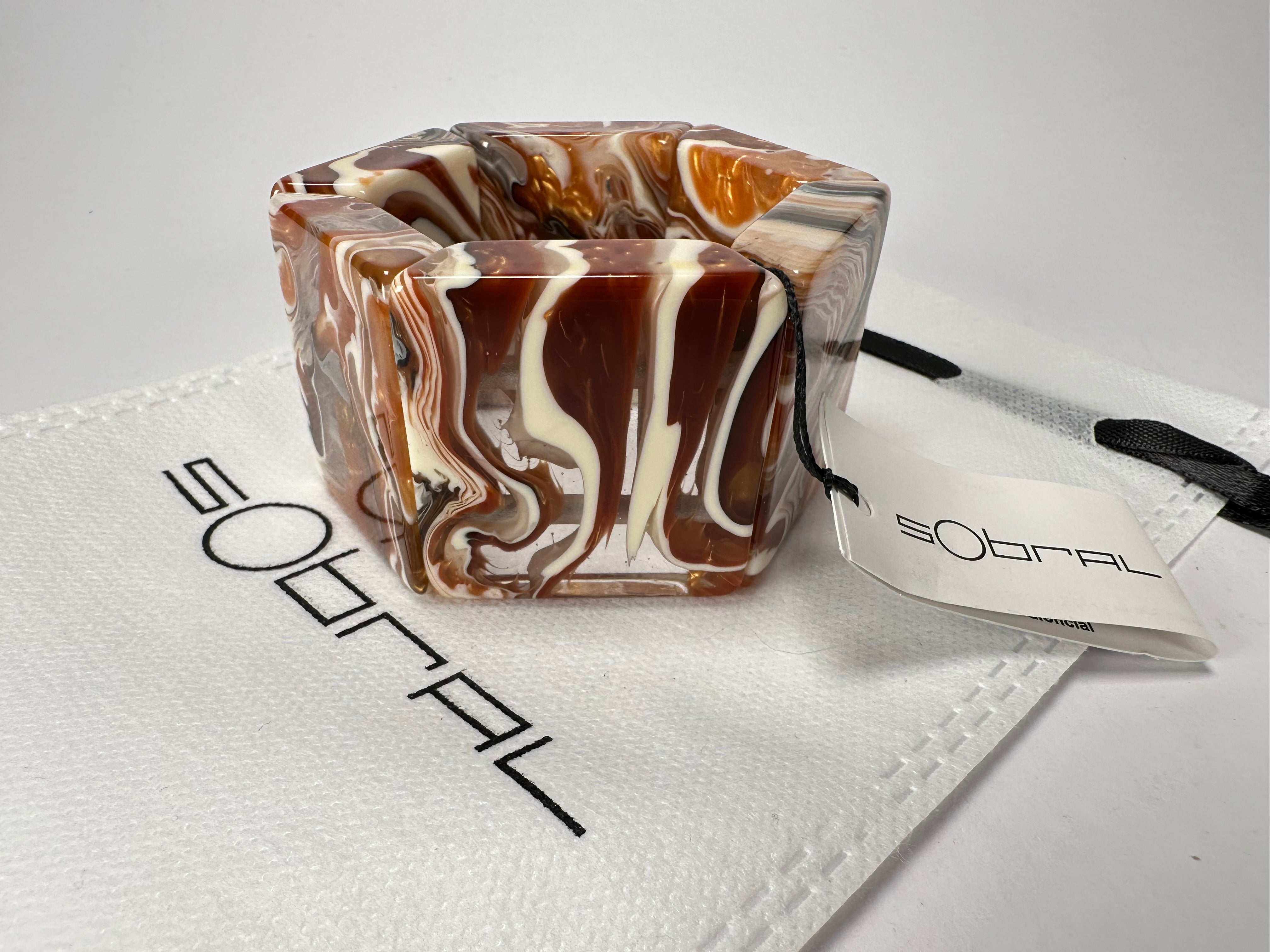 Sobral - Carmelo "Mery" Onda Creme Resin Bracelet ( 004575 )