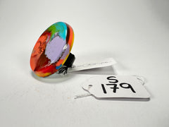 Sobral - Multi-Colour "Munique" K.Polido Resin Ring ( 005145 ) - Size UK S / US 9