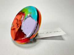 Sobral - Multi-Colour "Munique" K.Polido Resin Ring ( 005145 ) - Size UK S / US 9