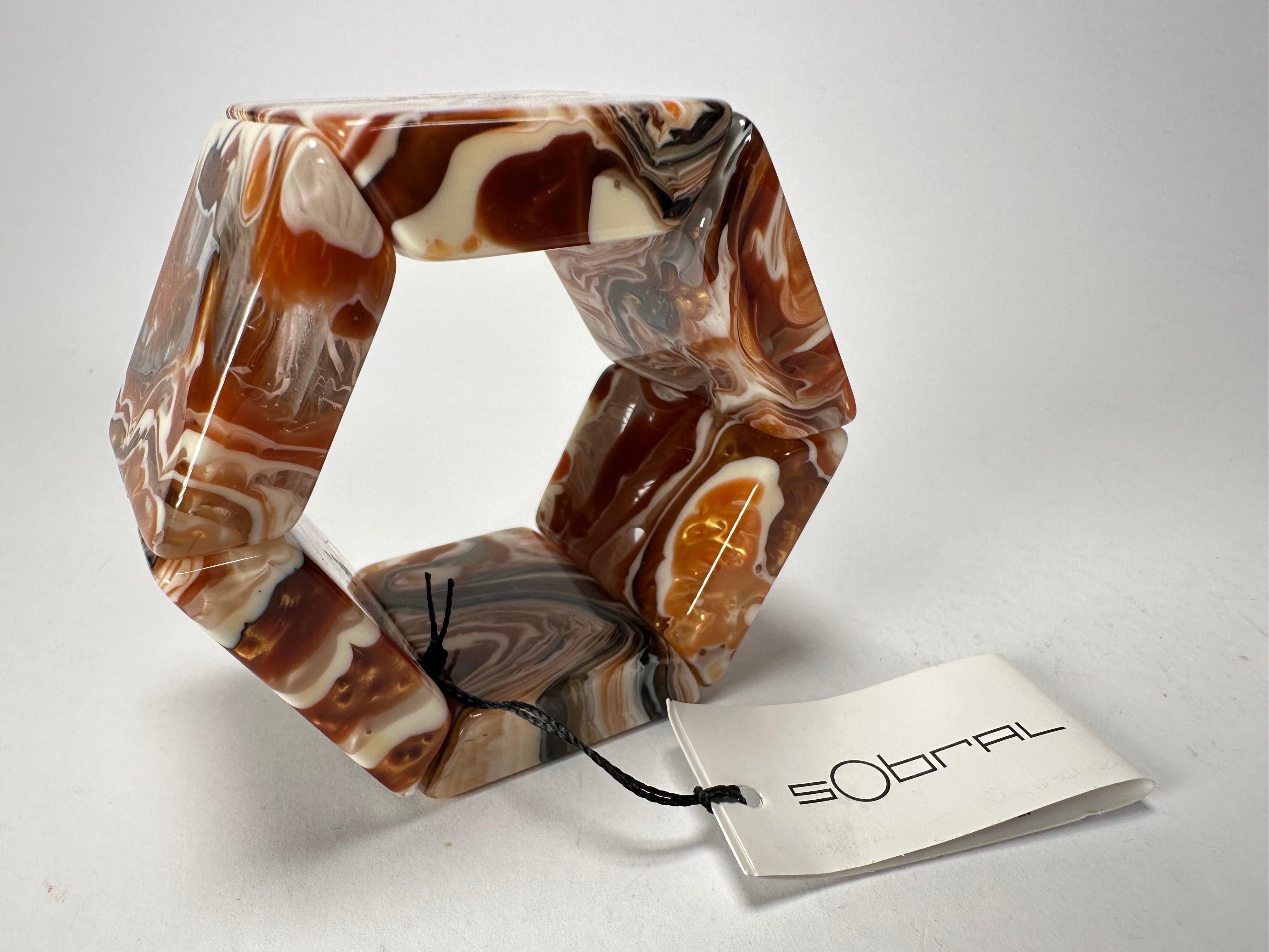 Sobral - Carmelo "Mery" Onda Creme Resin Bracelet ( 004575 )