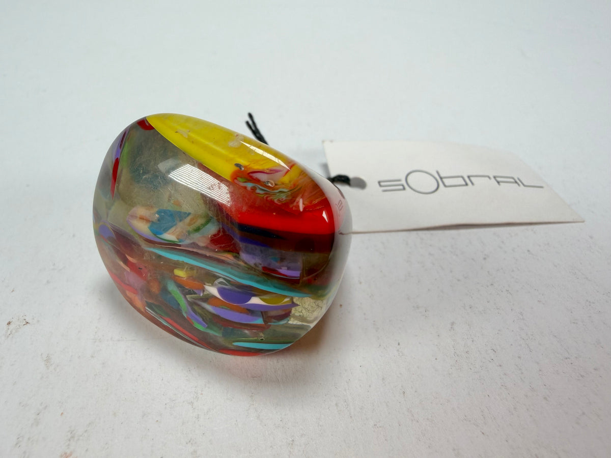 Sobral - Baru "Mares" Resin Ring ( 005417 ) - Size UK T / US 9.5