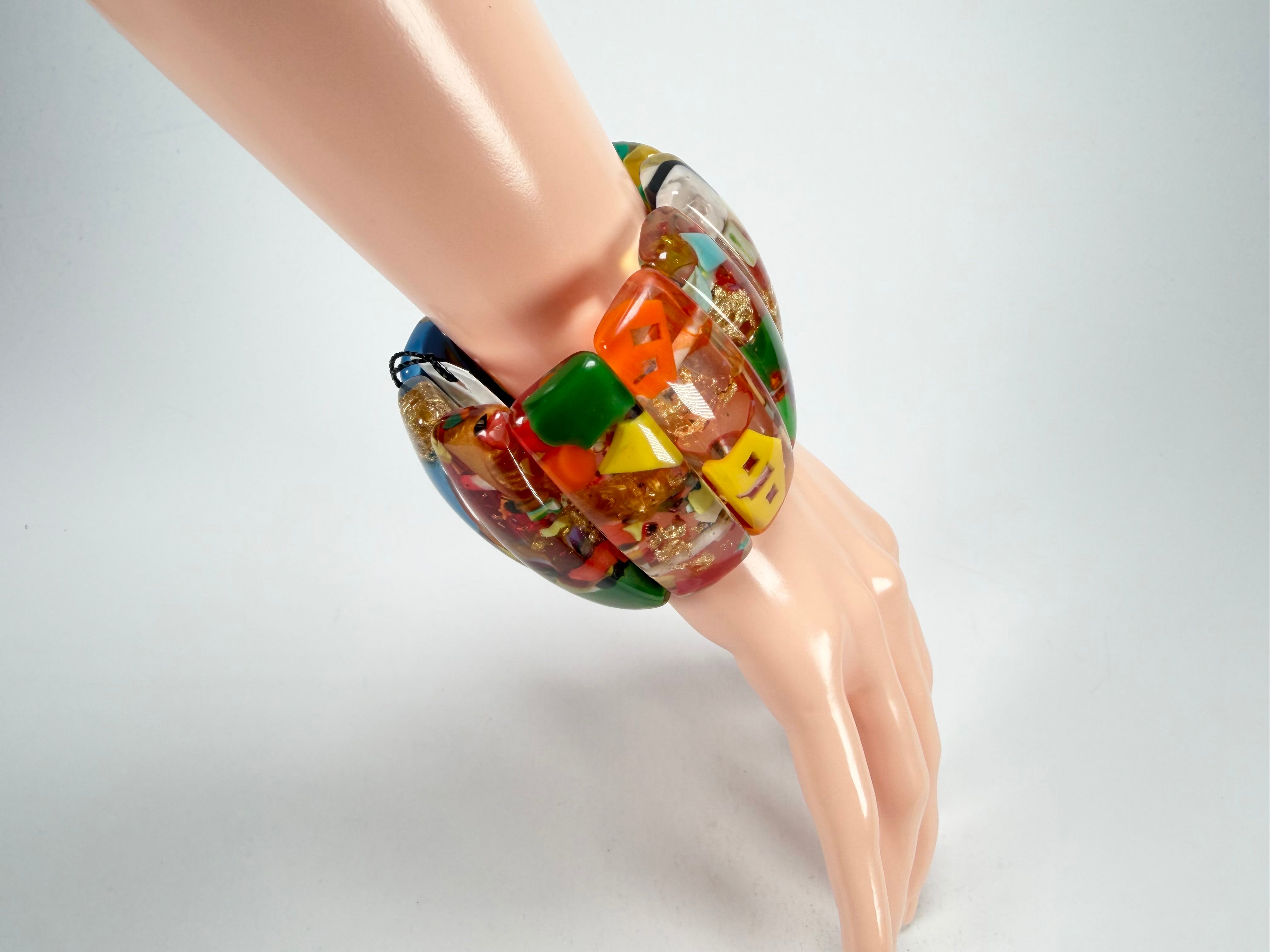 Sobral - Past Present "Sao Conrado" Elasticated Resin Bracelet ( 003283 )