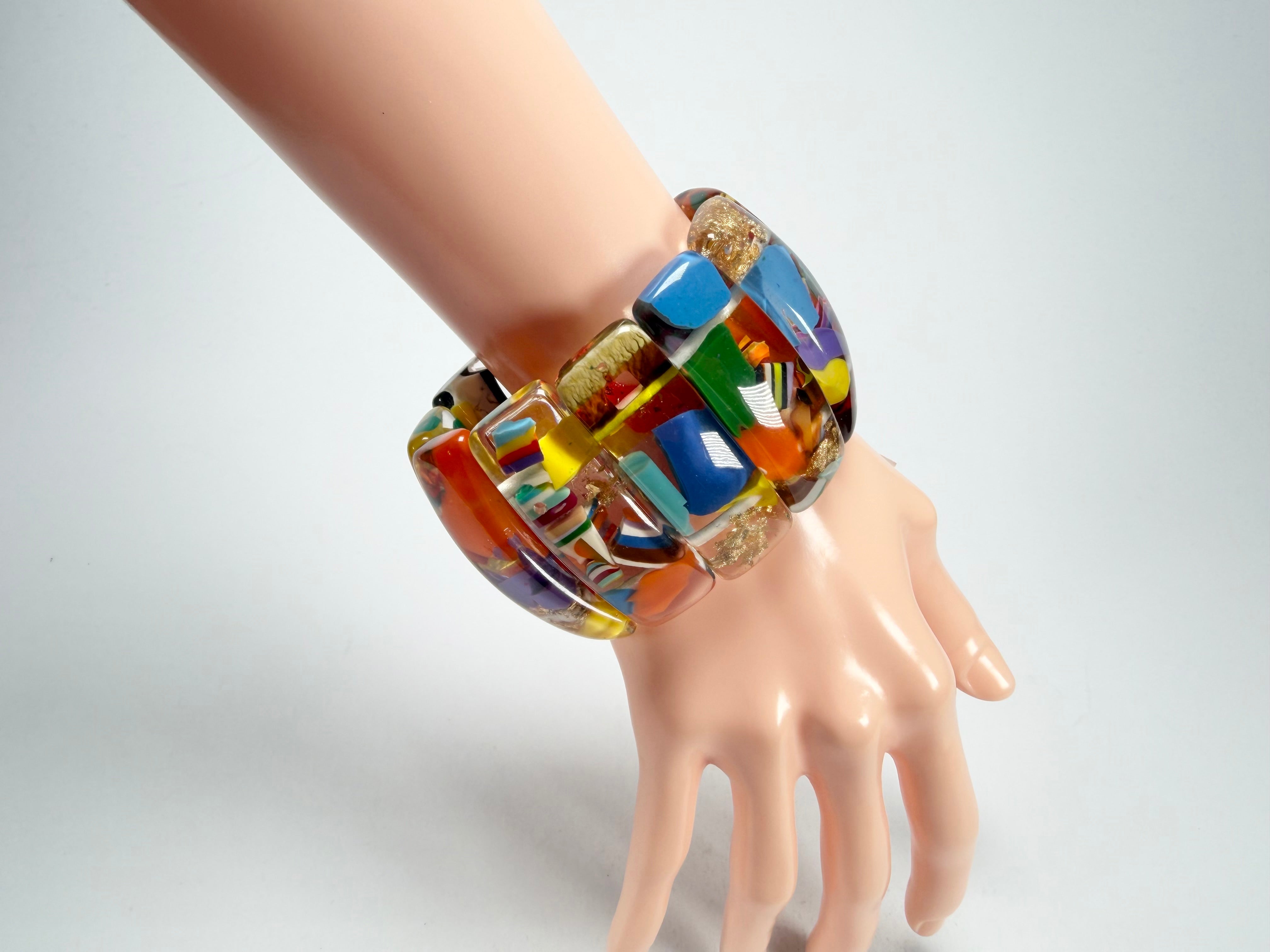 Sobral - Past Present "Sao Conrado" Elasticated Resin Bracelet ( 003283 )