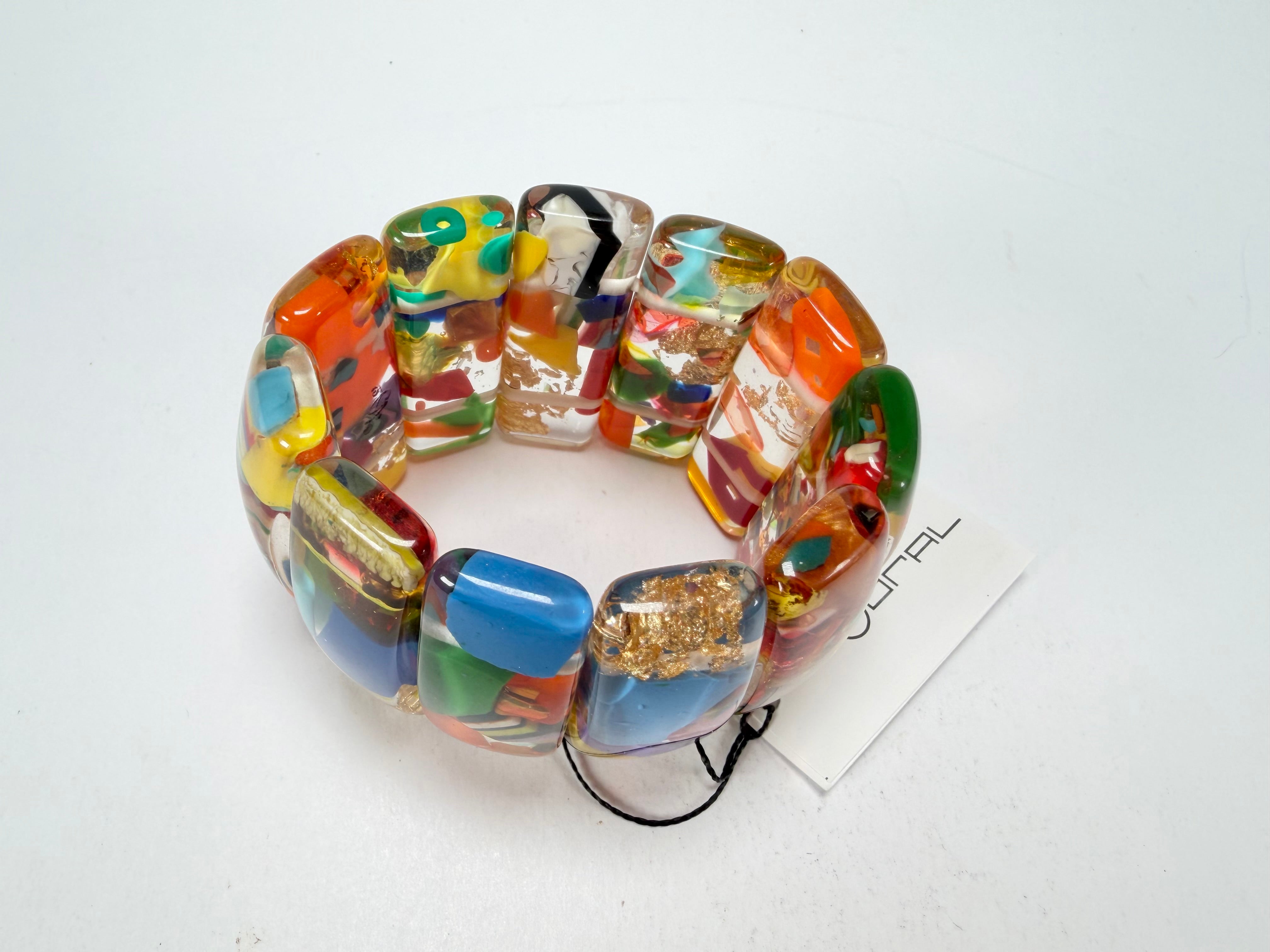 Sobral - Past Present "Sao Conrado" Elasticated Resin Bracelet ( 003283 )