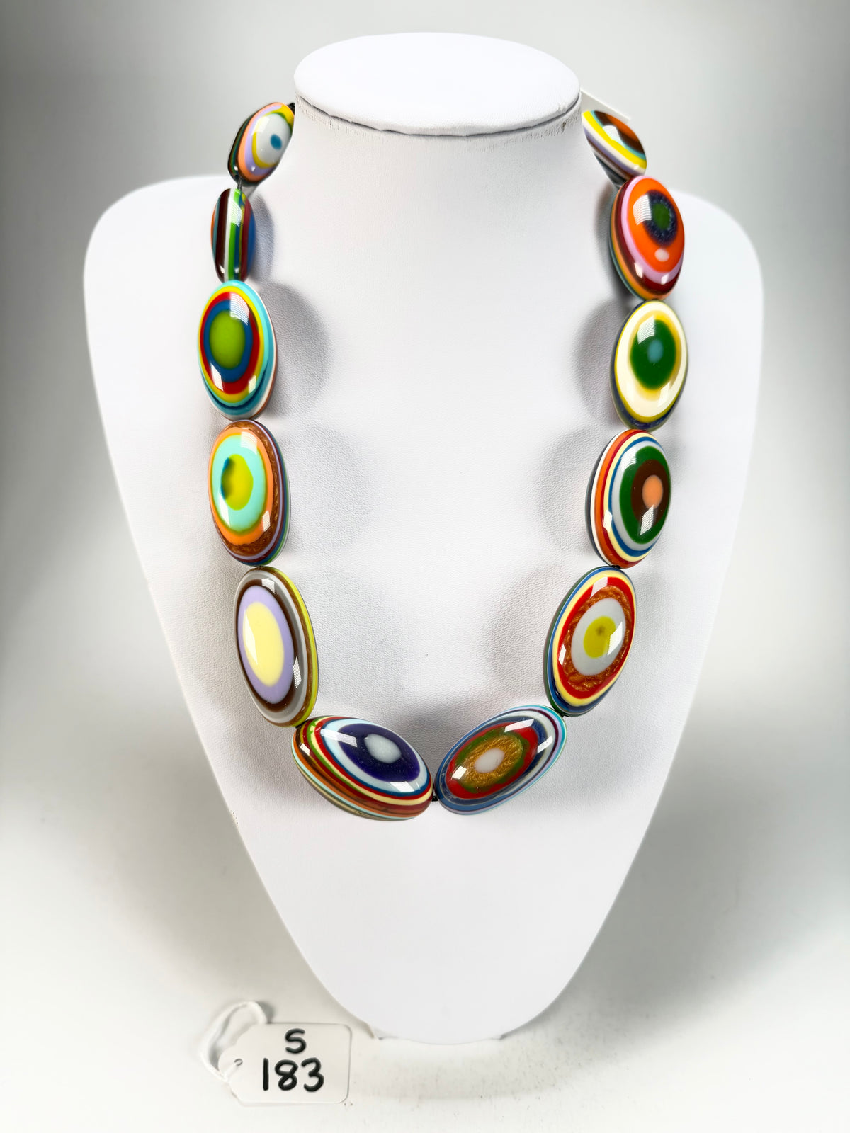 Sobral - Pop Art "Andy" Resin Necklace ( 005465 )