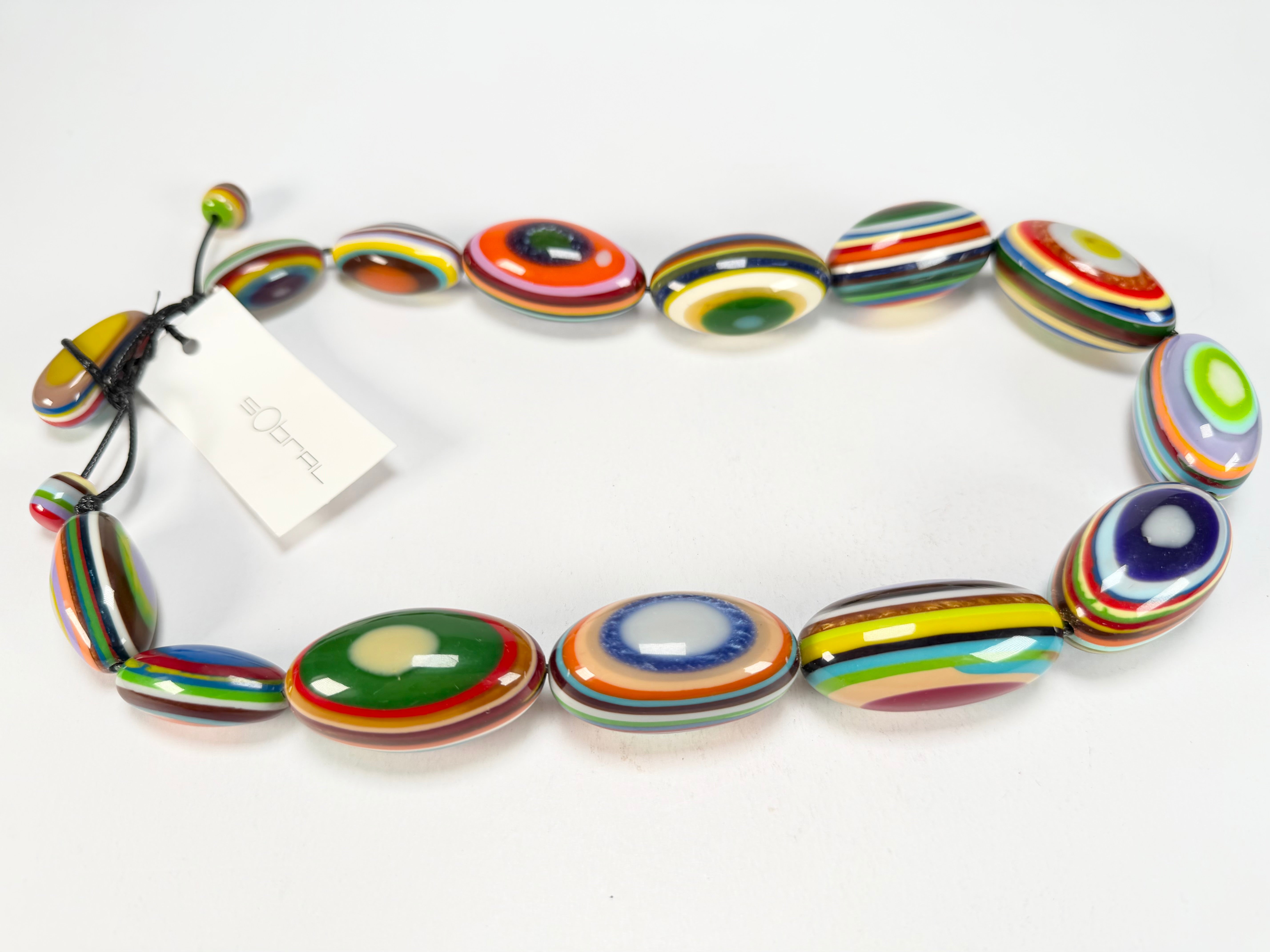 Sobral - Pop Art "Andy" Resin Necklace ( 005465 )