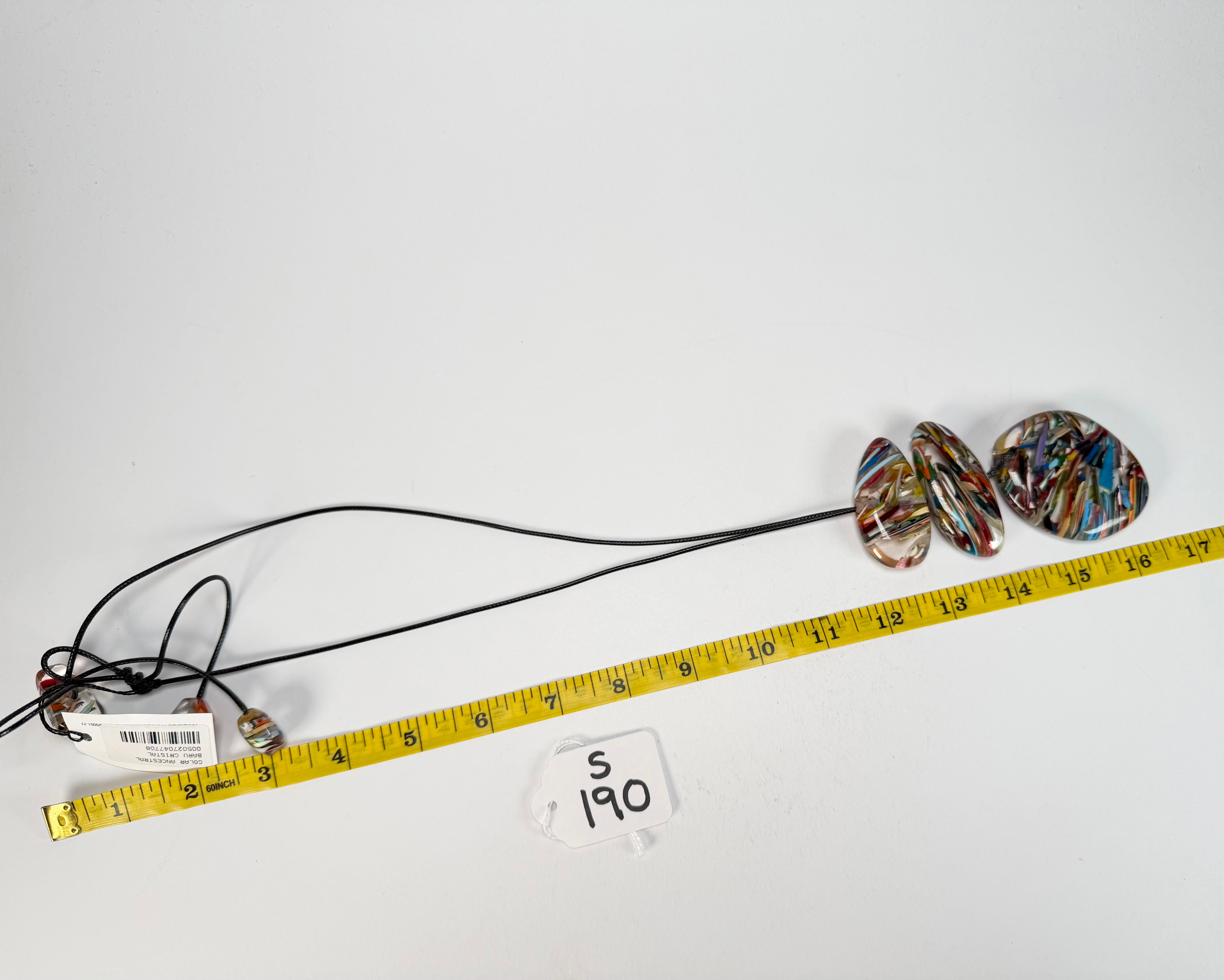 Sobral - Baru "Ancestral" Resin Necklace ( 005027 )