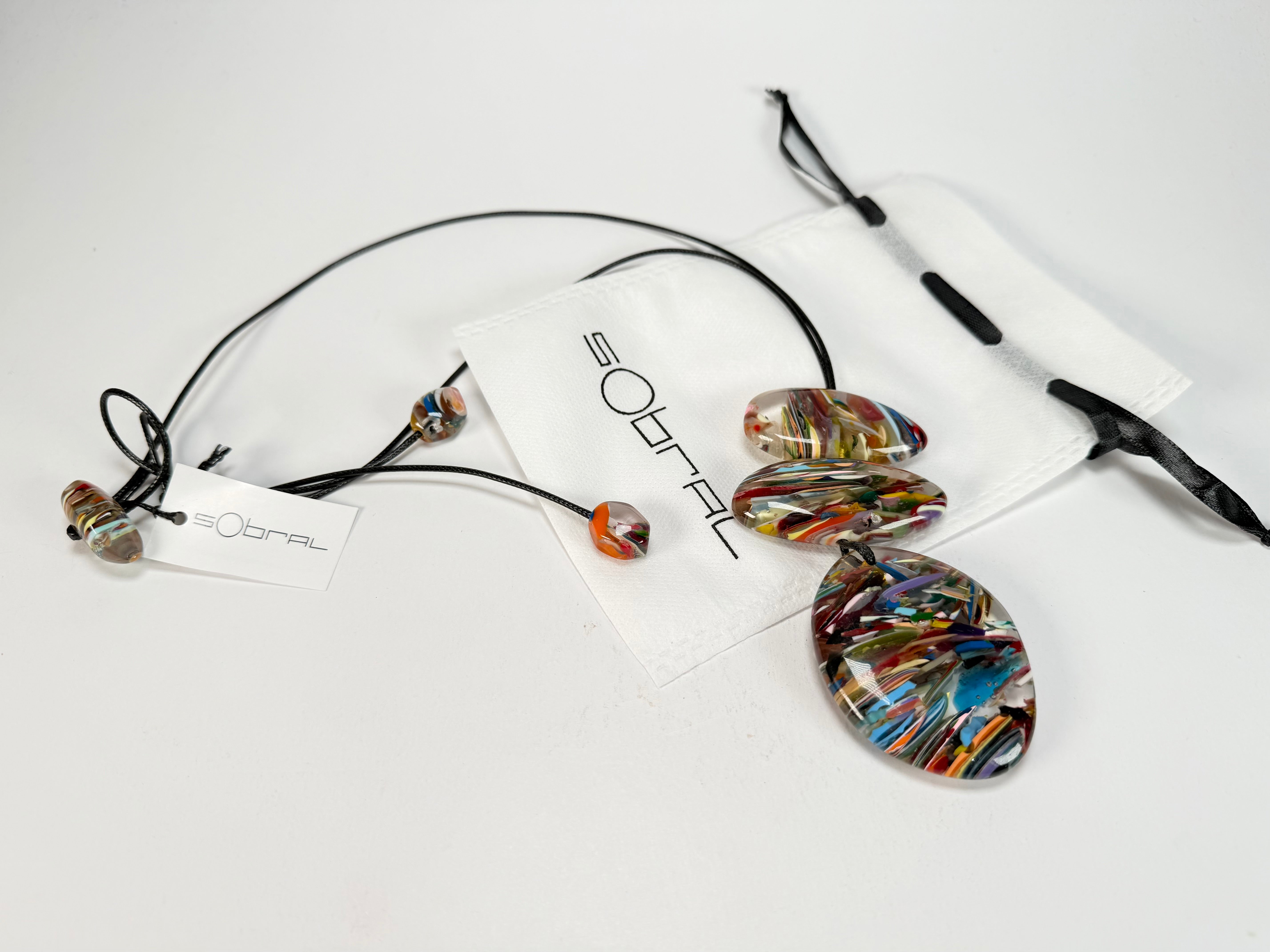 Sobral - Baru "Ancestral" Resin Necklace ( 005027 )