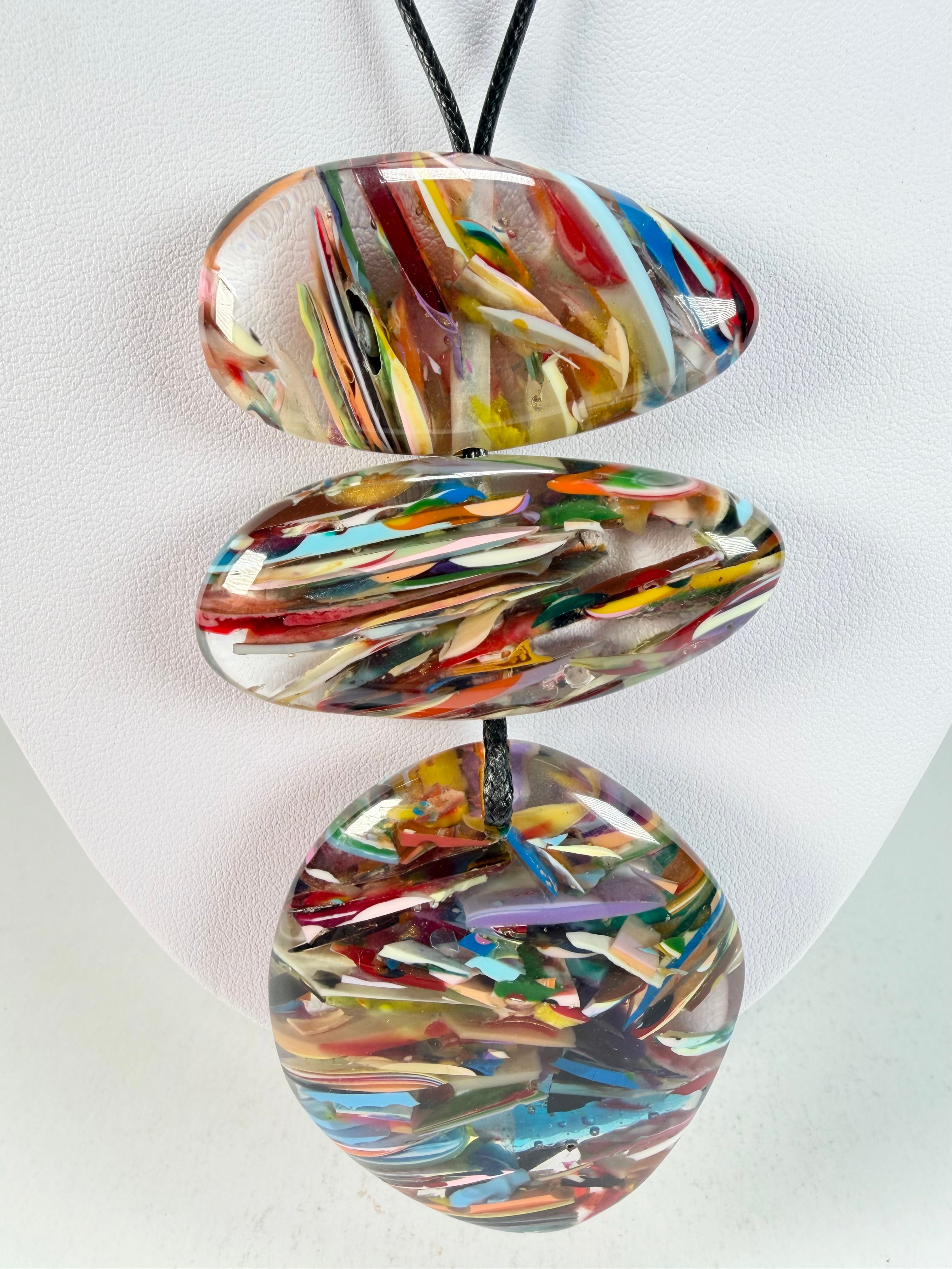 Sobral - Baru "Ancestral" Resin Necklace ( 005027 )