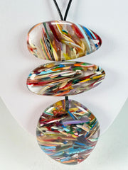 Sobral - Baru "Ancestral" Resin Necklace ( 005027 )