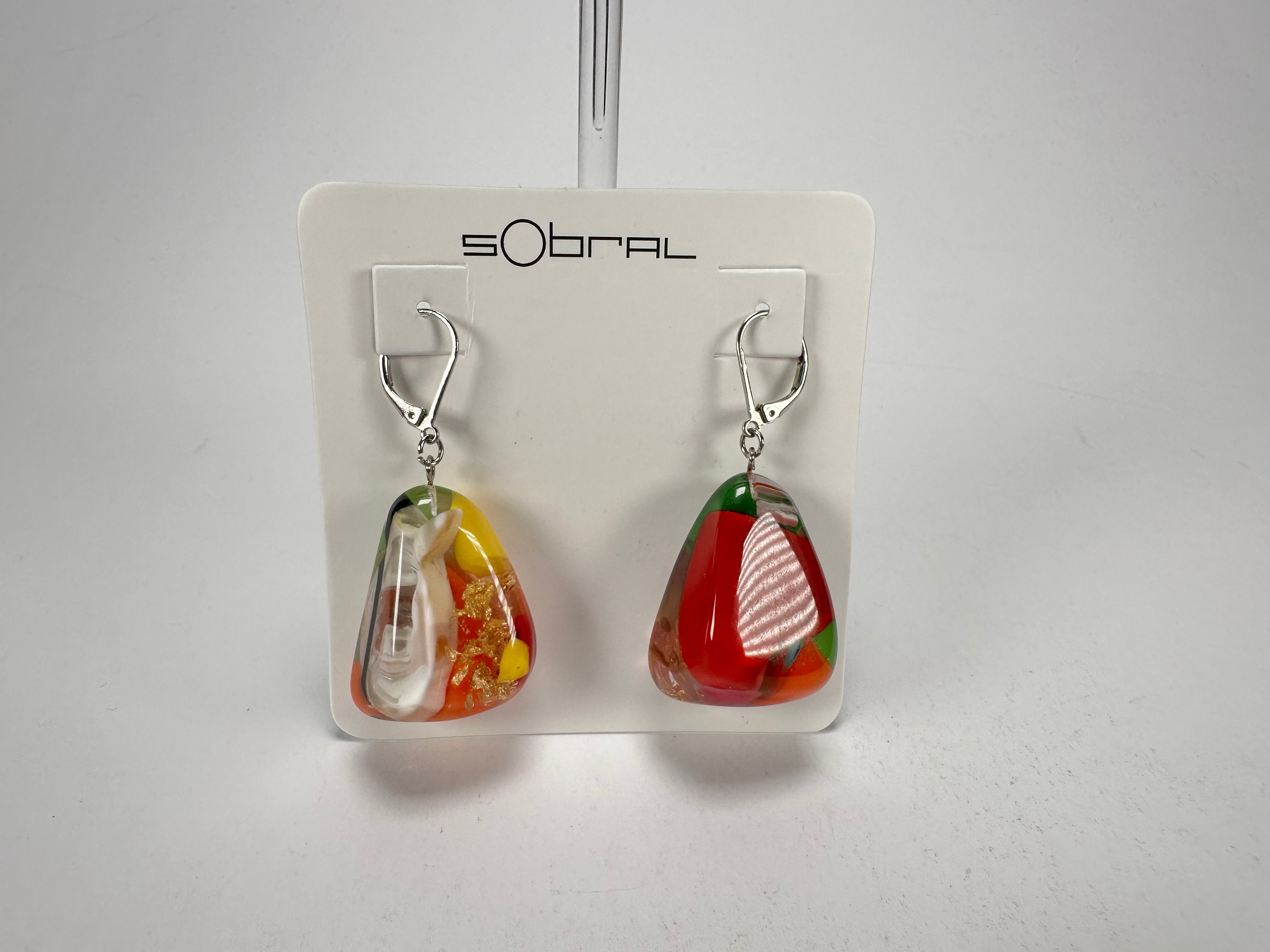 Sobral - Past Present "Gloria" Resin Earrings ( 003260 )