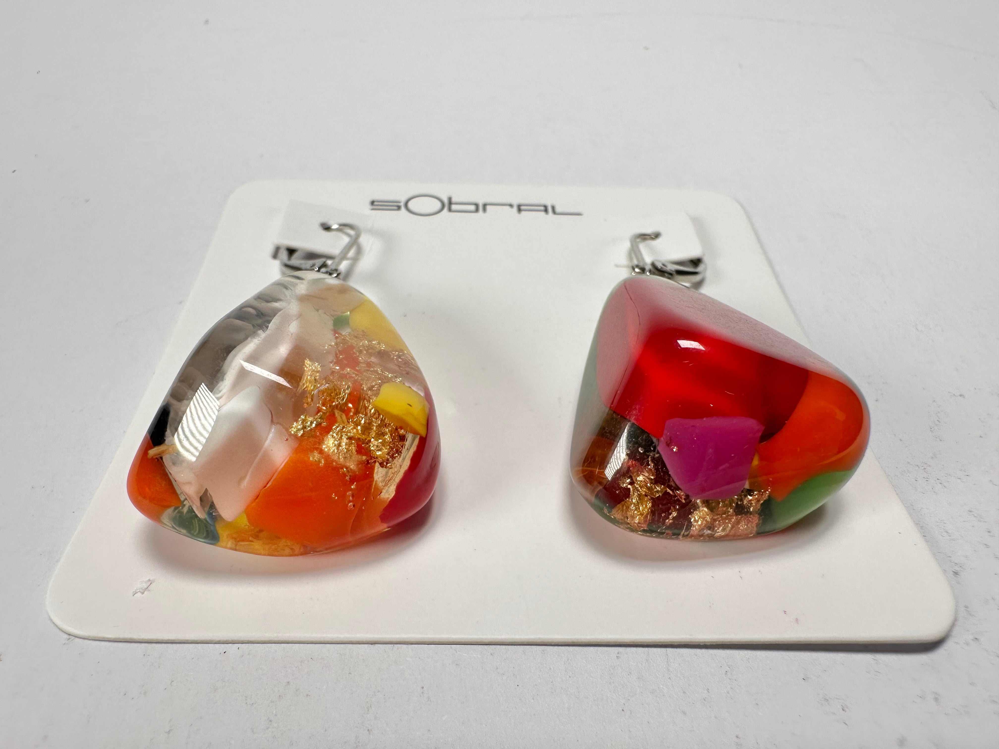 Sobral - Past Present "Gloria" Resin Earrings ( 003260 )