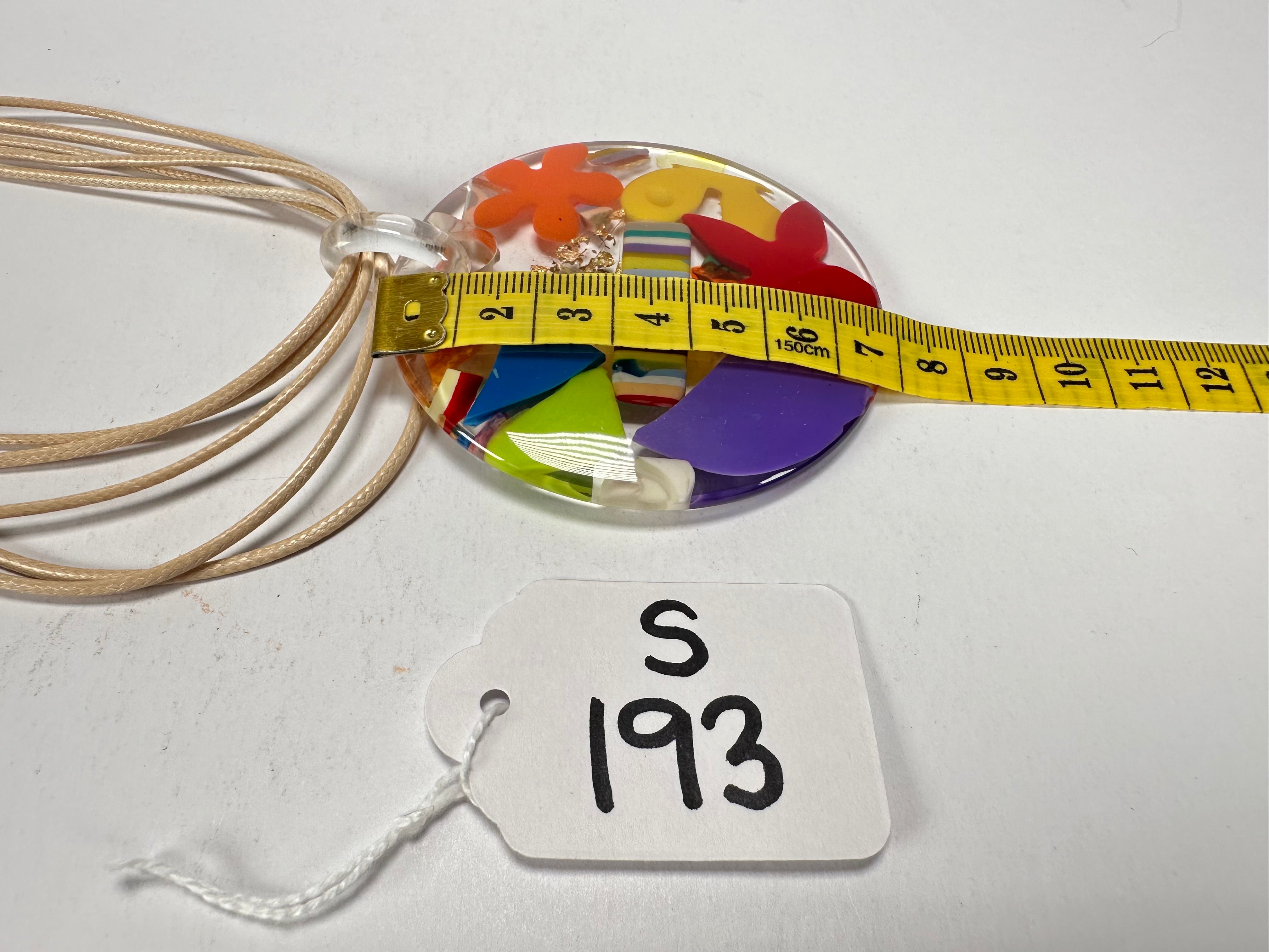 Sobral - Past Present "São Conrado" Resin Necklace ( 005089 )