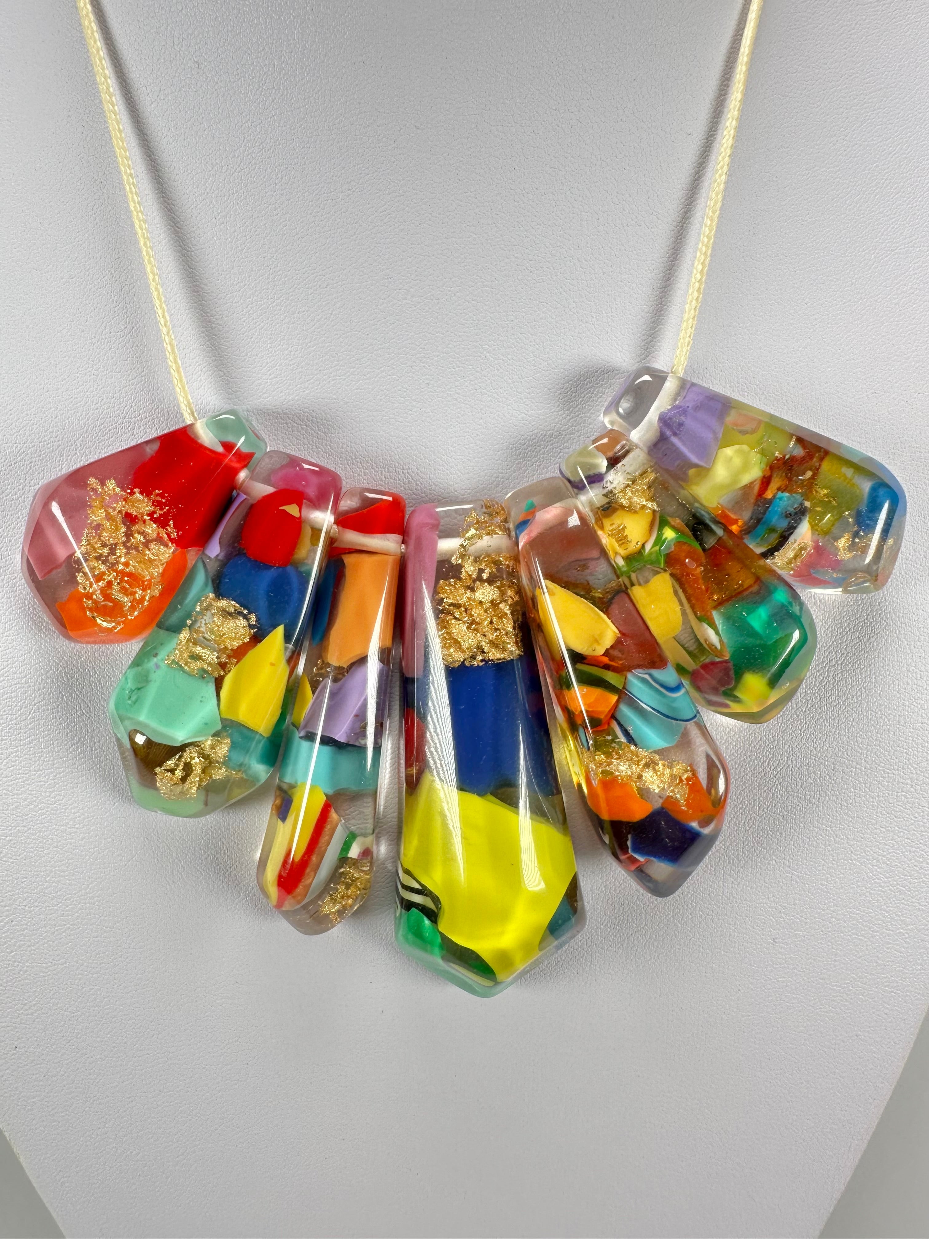 Sobral - Past Present "Acontecencias" Resin Necklace ( 004601 )