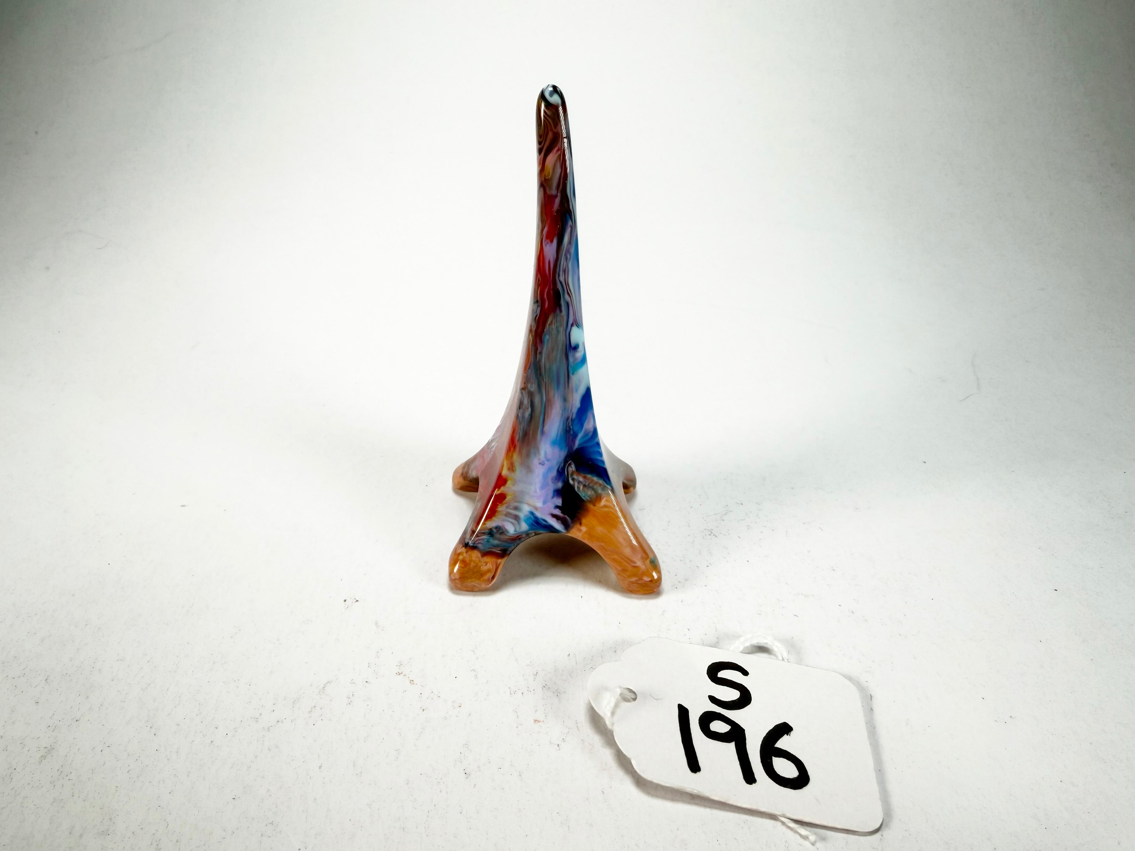 Sobral - Landmark "Eiffel Tower" Multi-Colour Pollock Small 9cm Statue Ornament ( 004424 )