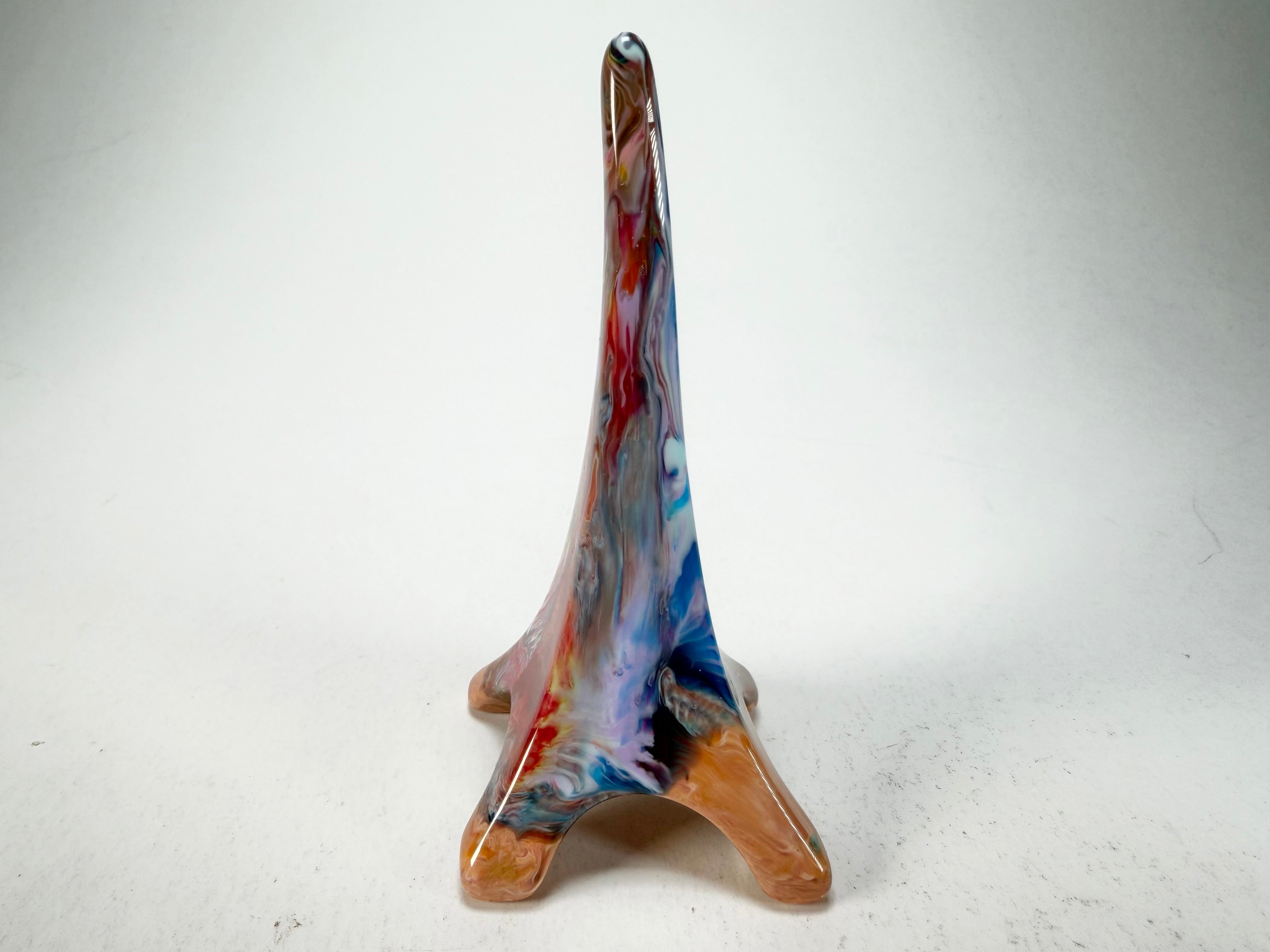 Sobral - Landmark "Eiffel Tower" Multi-Colour Pollock Small 9cm Statue Ornament ( 004424 )