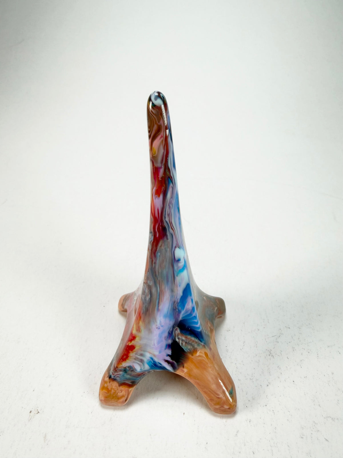 Sobral - Landmark "Eiffel Tower" Multi-Colour Pollock Small 9cm Statue Ornament ( 004424 )