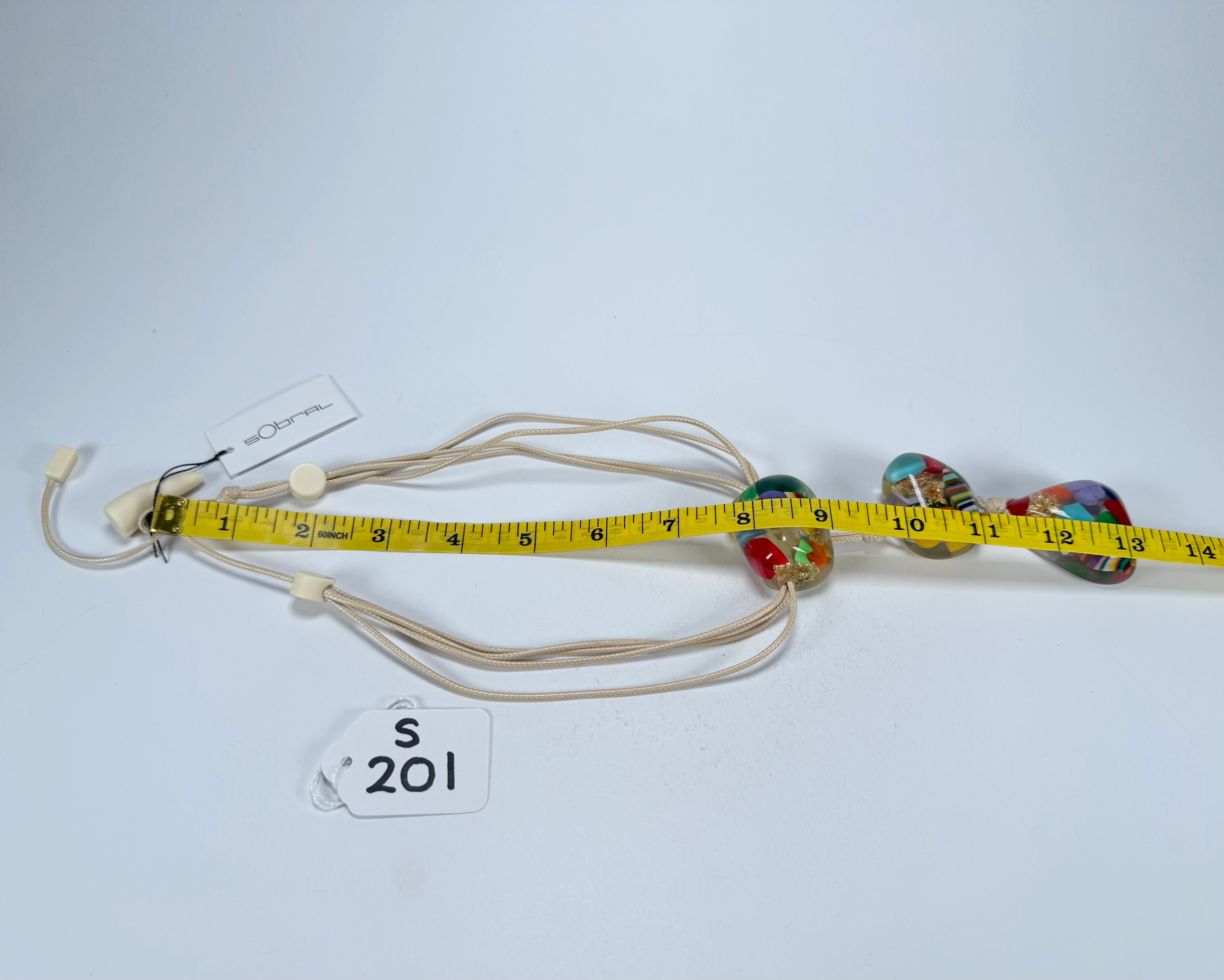 Sobral - Past Present "Cusco" Resin Necklace ( 001614 )