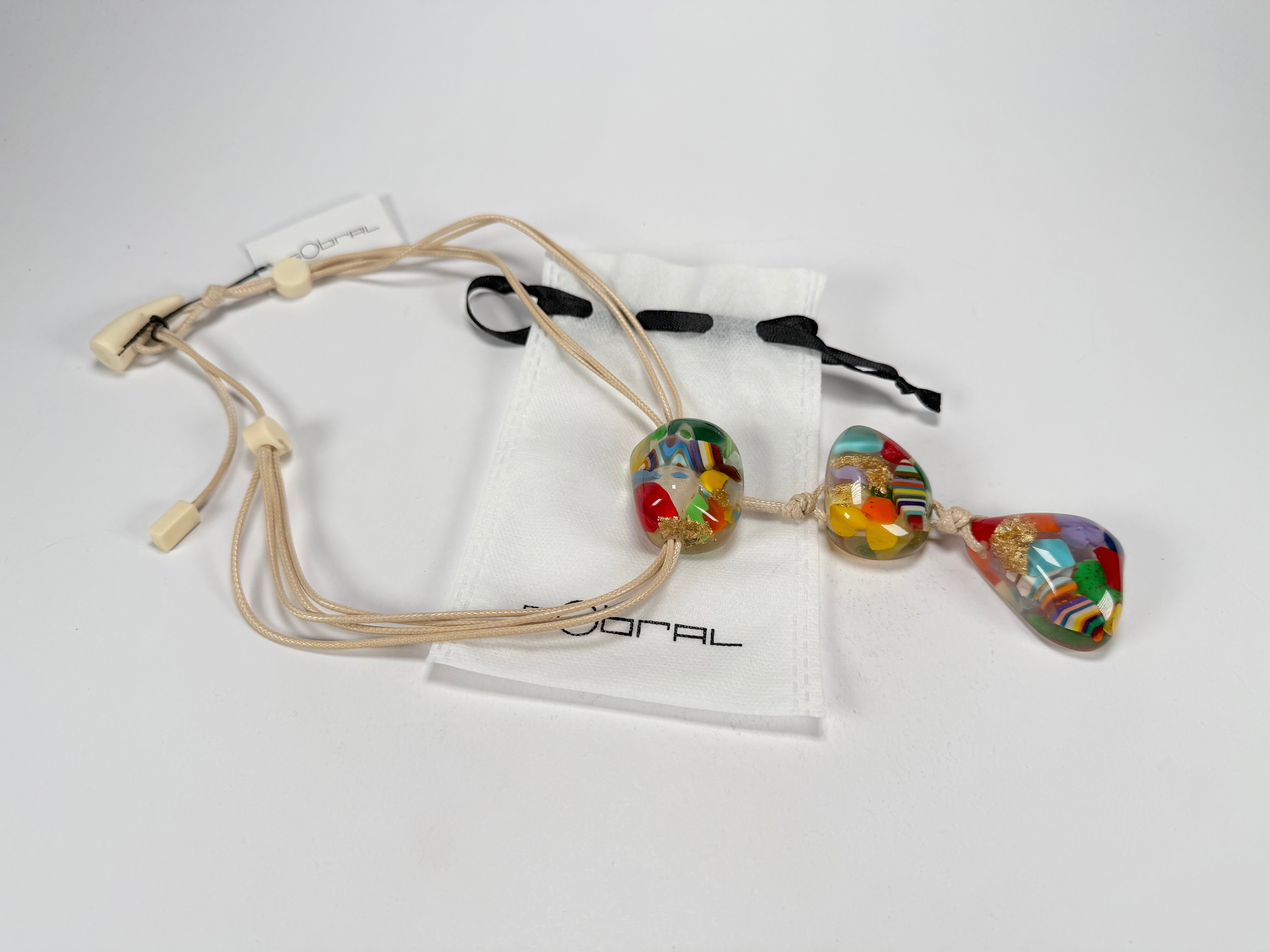 Sobral - Past Present "Cusco" Resin Necklace ( 001614 )