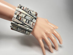 Sobral - Lágrima D'or "Yasmin" Elasticated Resin Bracelet ( 003137 )