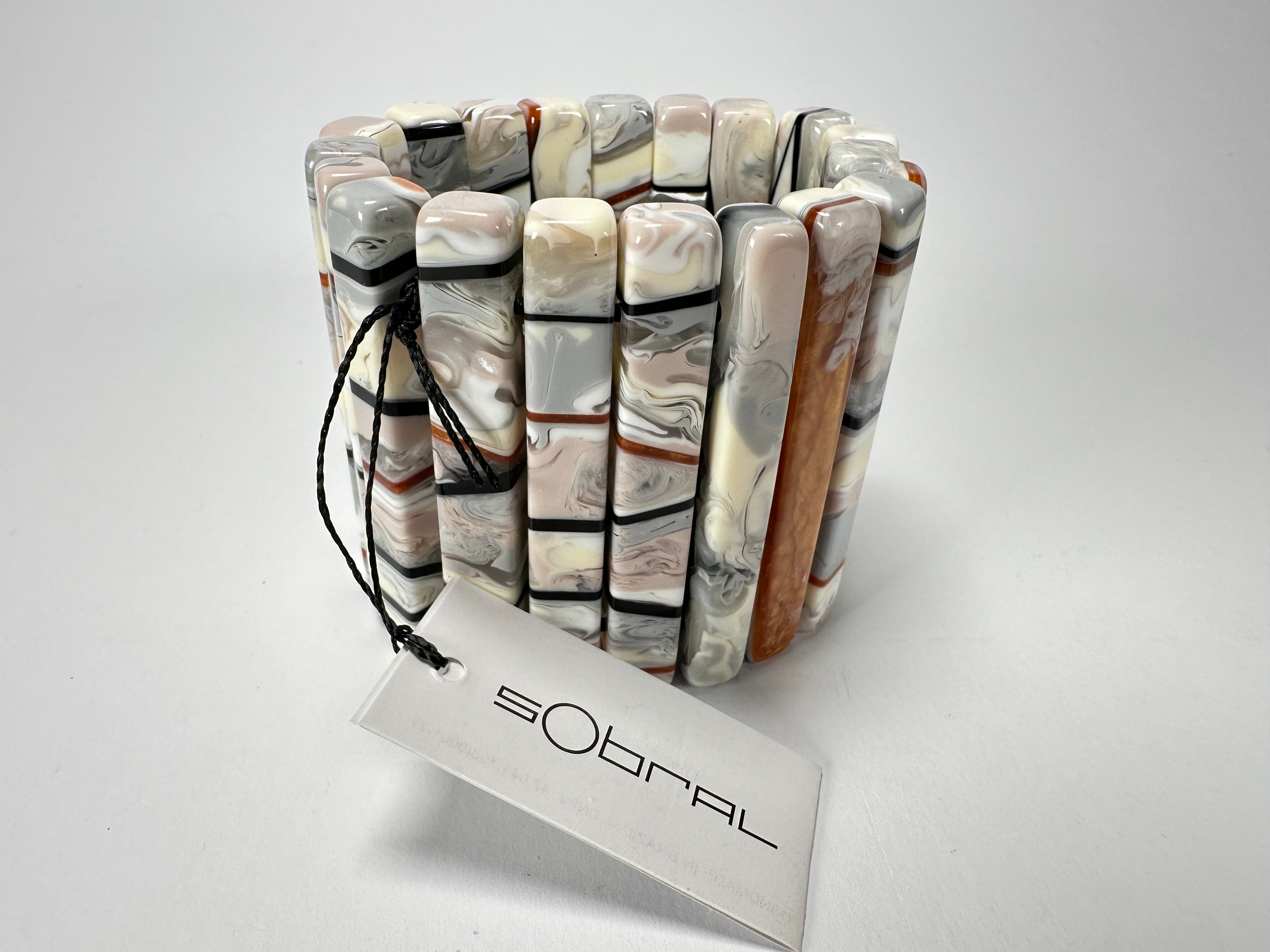 Sobral - Lágrima D'or "Yasmin" Elasticated Resin Bracelet ( 003137 )