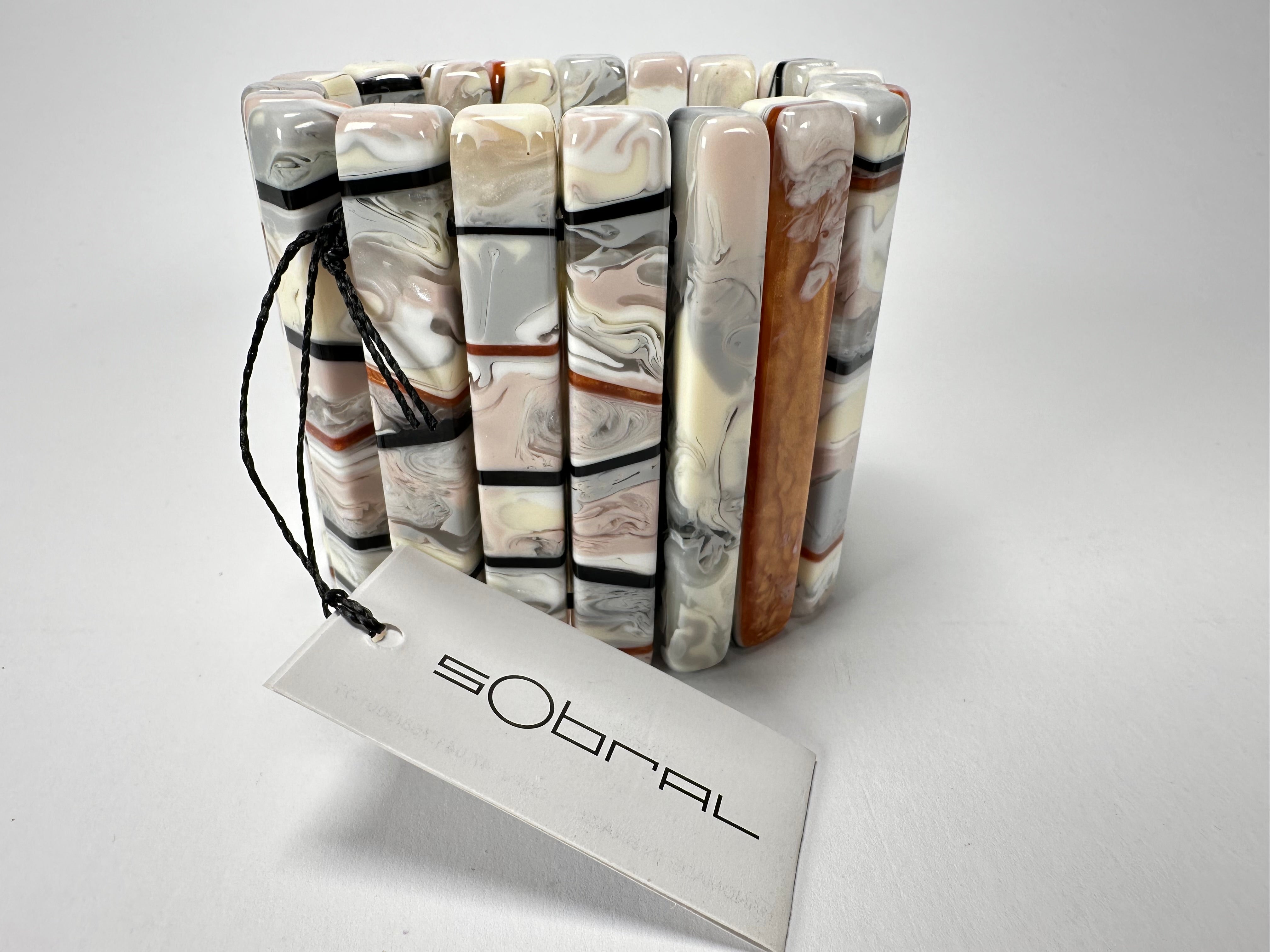 Sobral - Lágrima D'or "Yasmin" Elasticated Resin Bracelet ( 003137 )