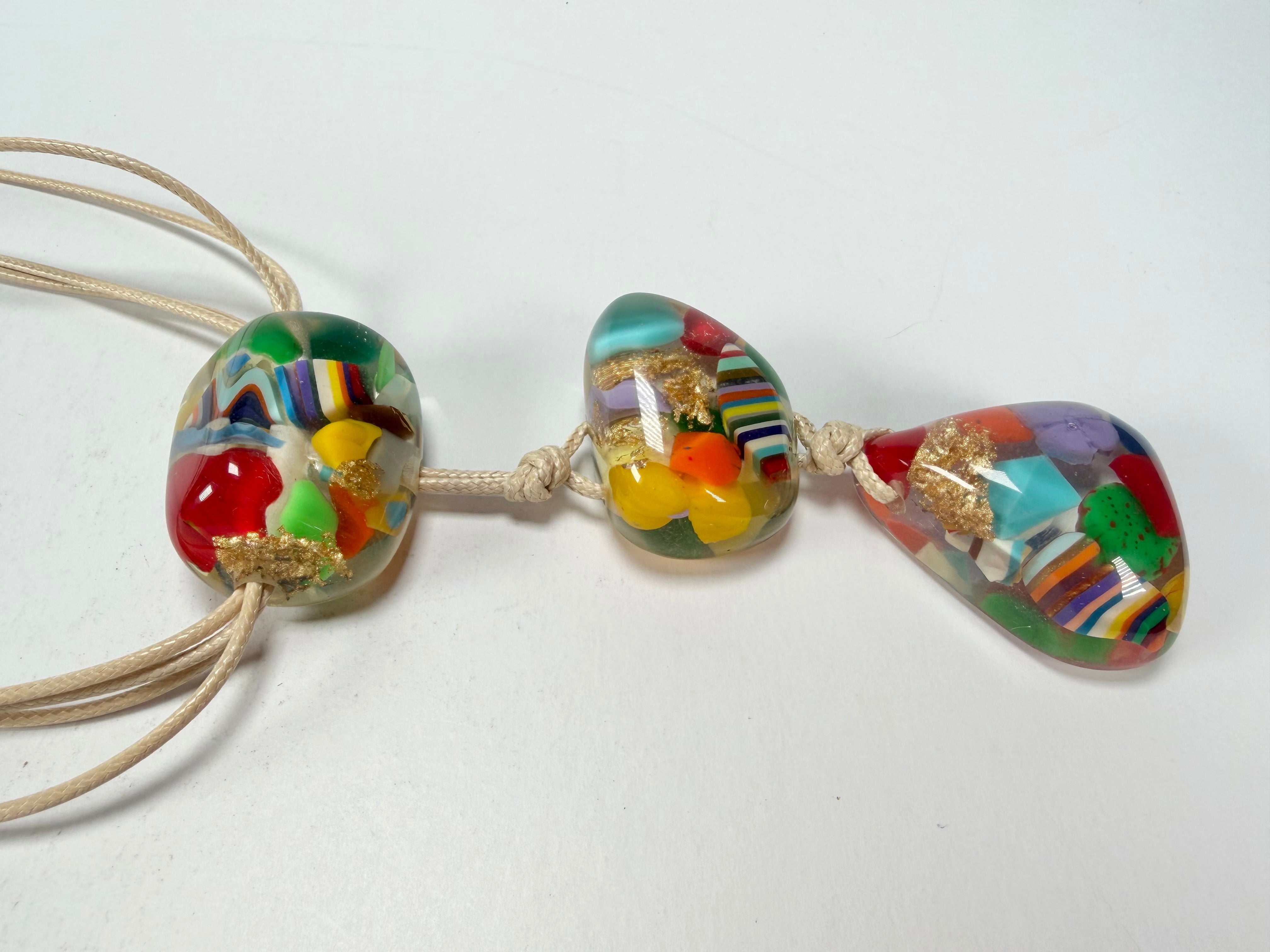 Sobral - Past Present "Cusco" Resin Necklace ( 001614 )