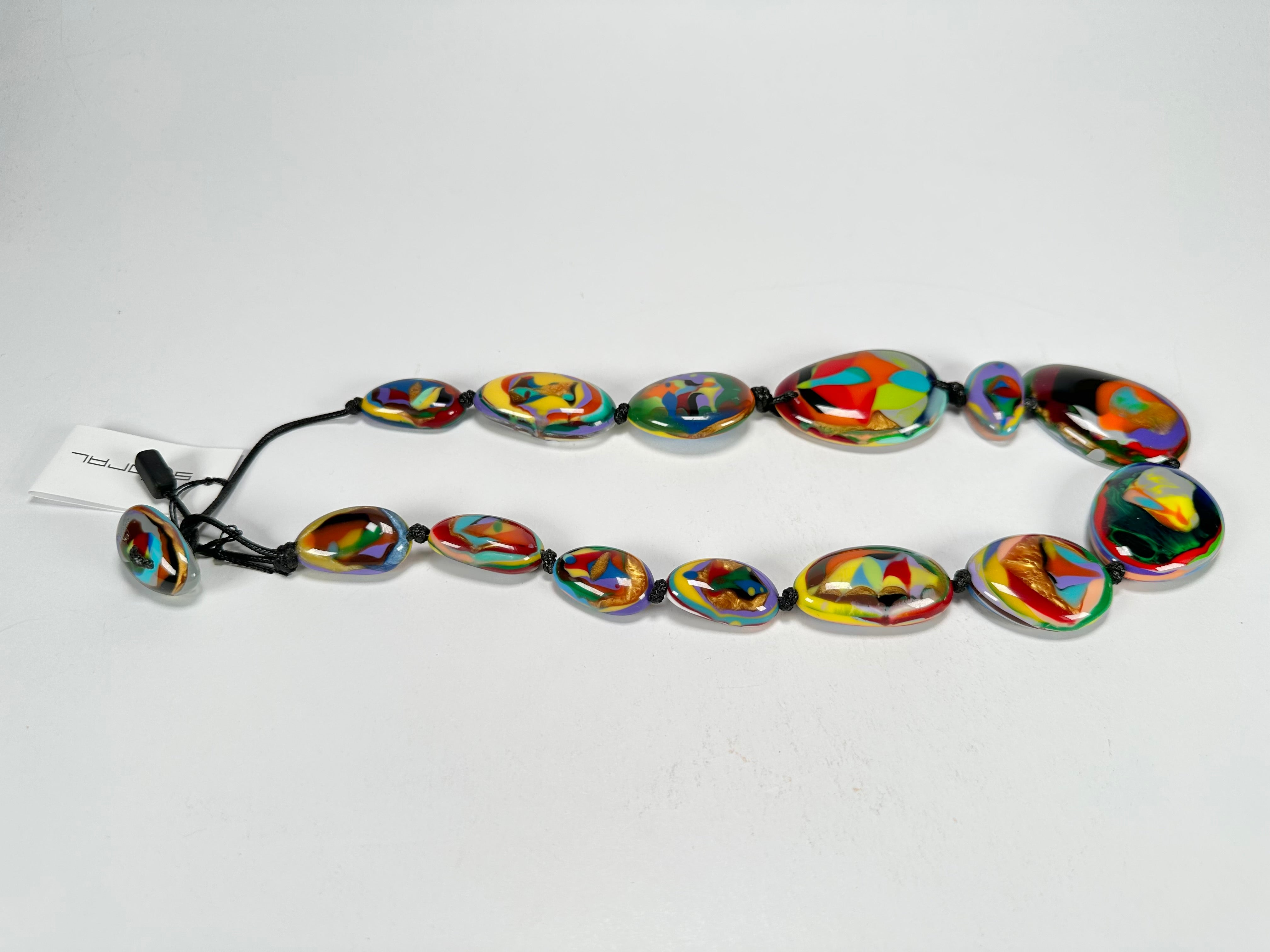Sobral - Multi-Colour "Gaby" K.Polido Resin Necklace ( 004053 )